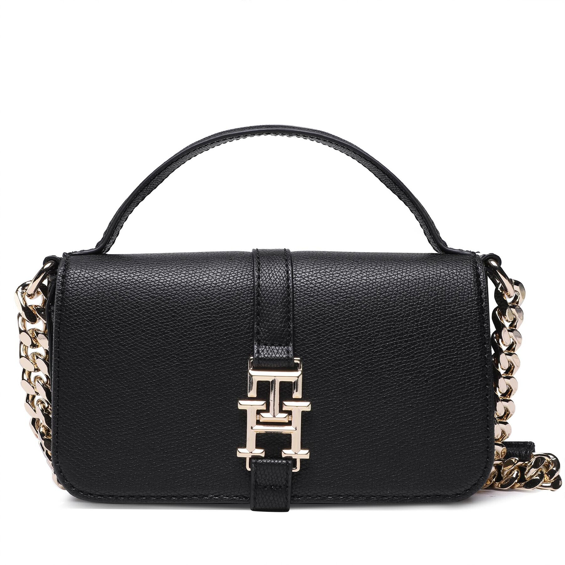 Tommy Hilfiger Geantă Th Plush Crossover AW0AW14186 Negru - Pled.ro