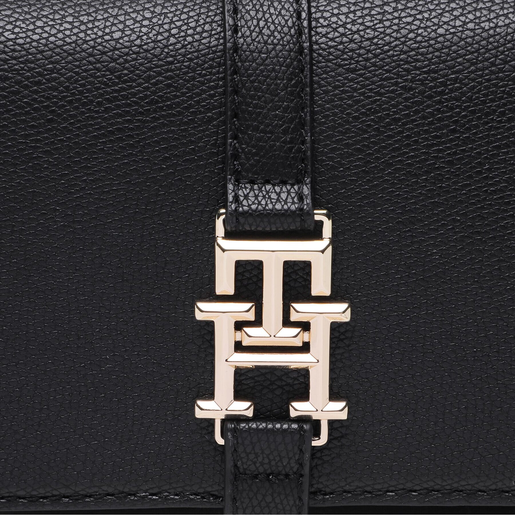 Tommy Hilfiger Geantă Th Plush Crossover AW0AW14186 Negru - Pled.ro