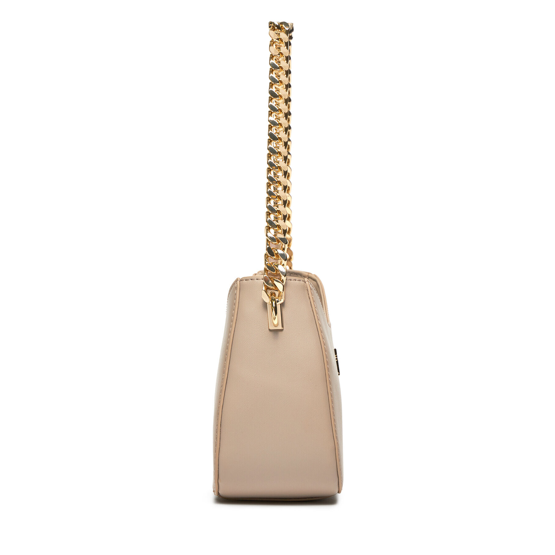 Tommy Hilfiger Geantă Th Refined Chain Shoulder Bag AW0AW16079 Bej - Pled.ro