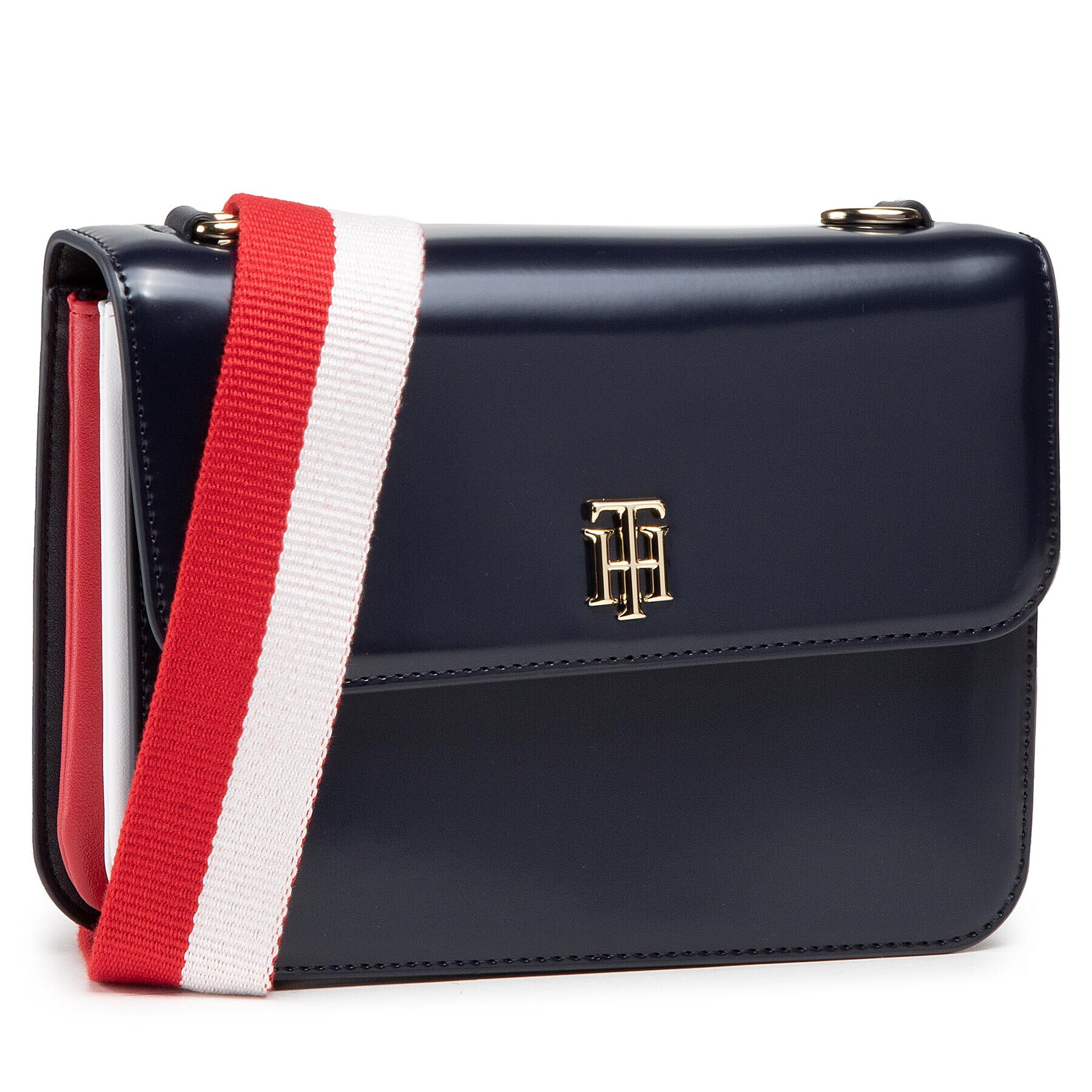 Tommy Hilfiger Geantă Th Staple Crossover AW0AW09695 Bleumarin - Pled.ro