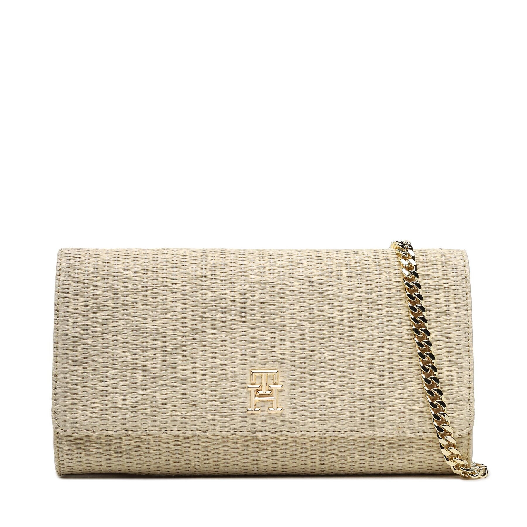 Tommy Hilfiger Geantă Th Summer Clutch AW0AW14482 Bej - Pled.ro