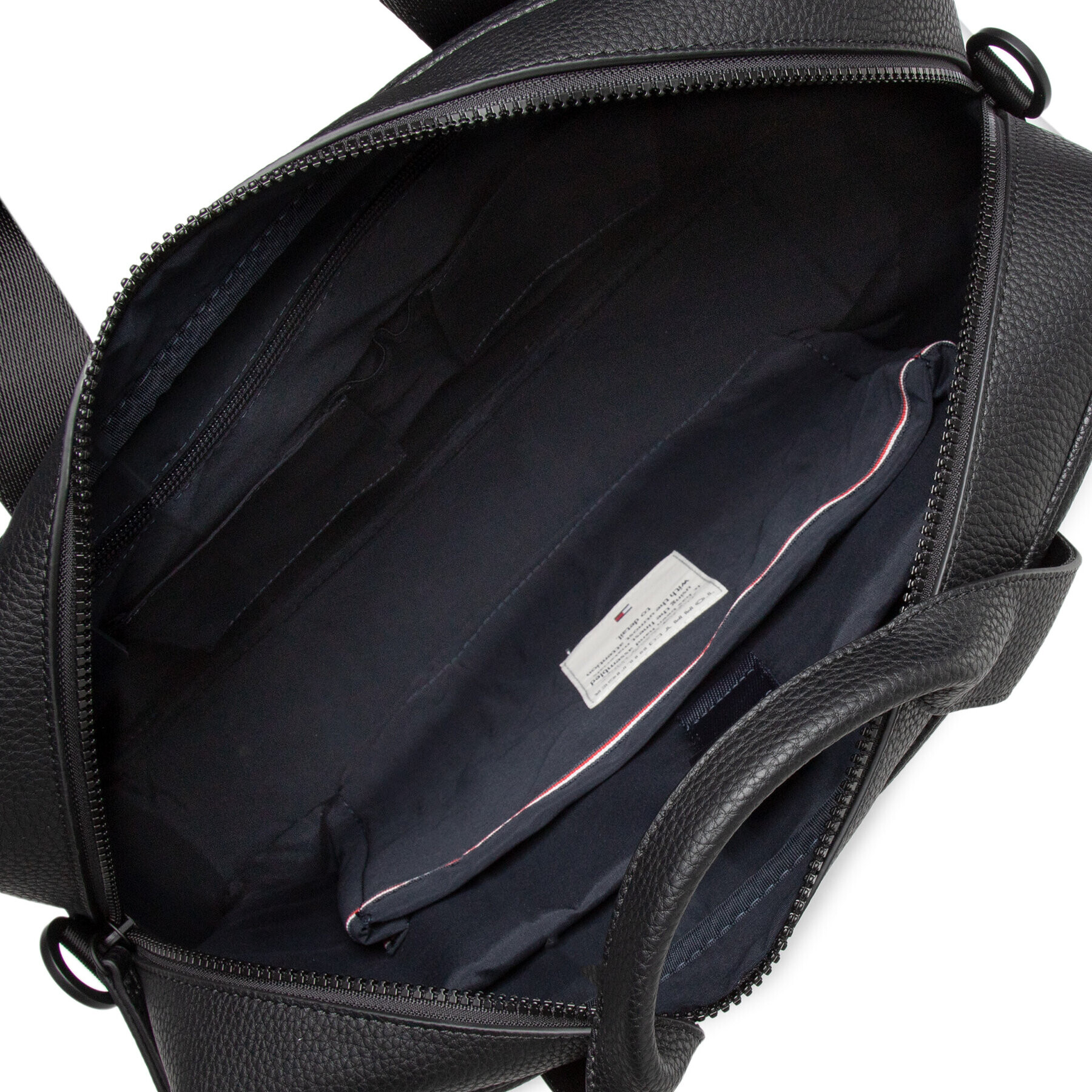 Tommy Hilfiger Geantă pentru laptop Essential Pu Computer Bag AM0AM09507 Negru - Pled.ro