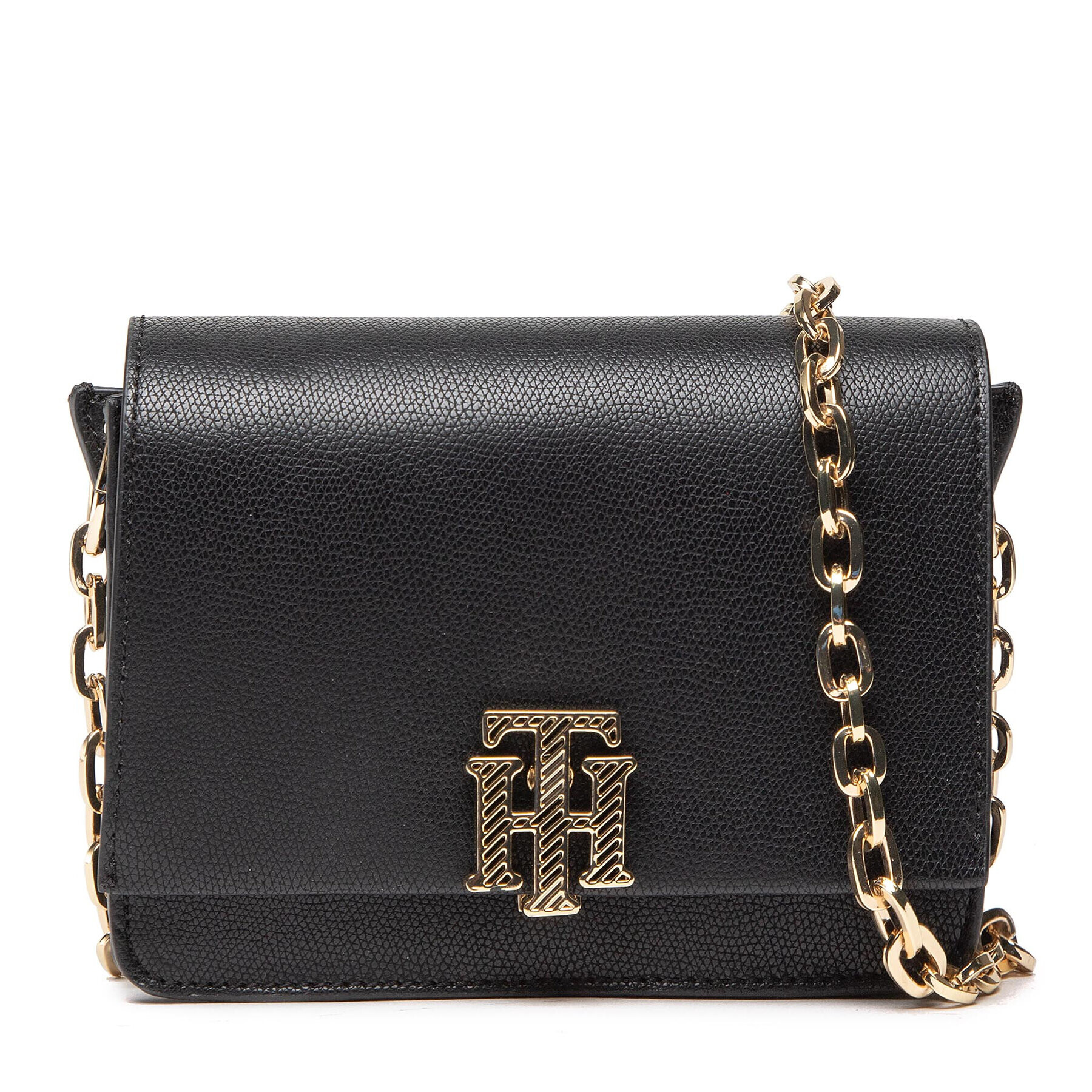 Tommy Hilfiger Geantă Th Outline Crossover AW0AW12010 Negru - Pled.ro