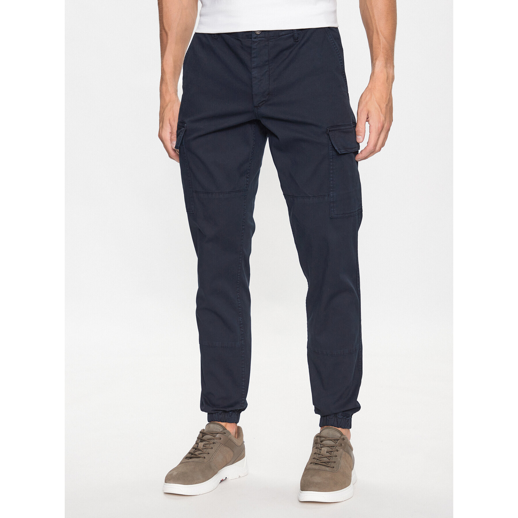 Tommy Hilfiger Joggers Chelsea MW0MW31149 Bleumarin Relaxed Fit - Pled.ro