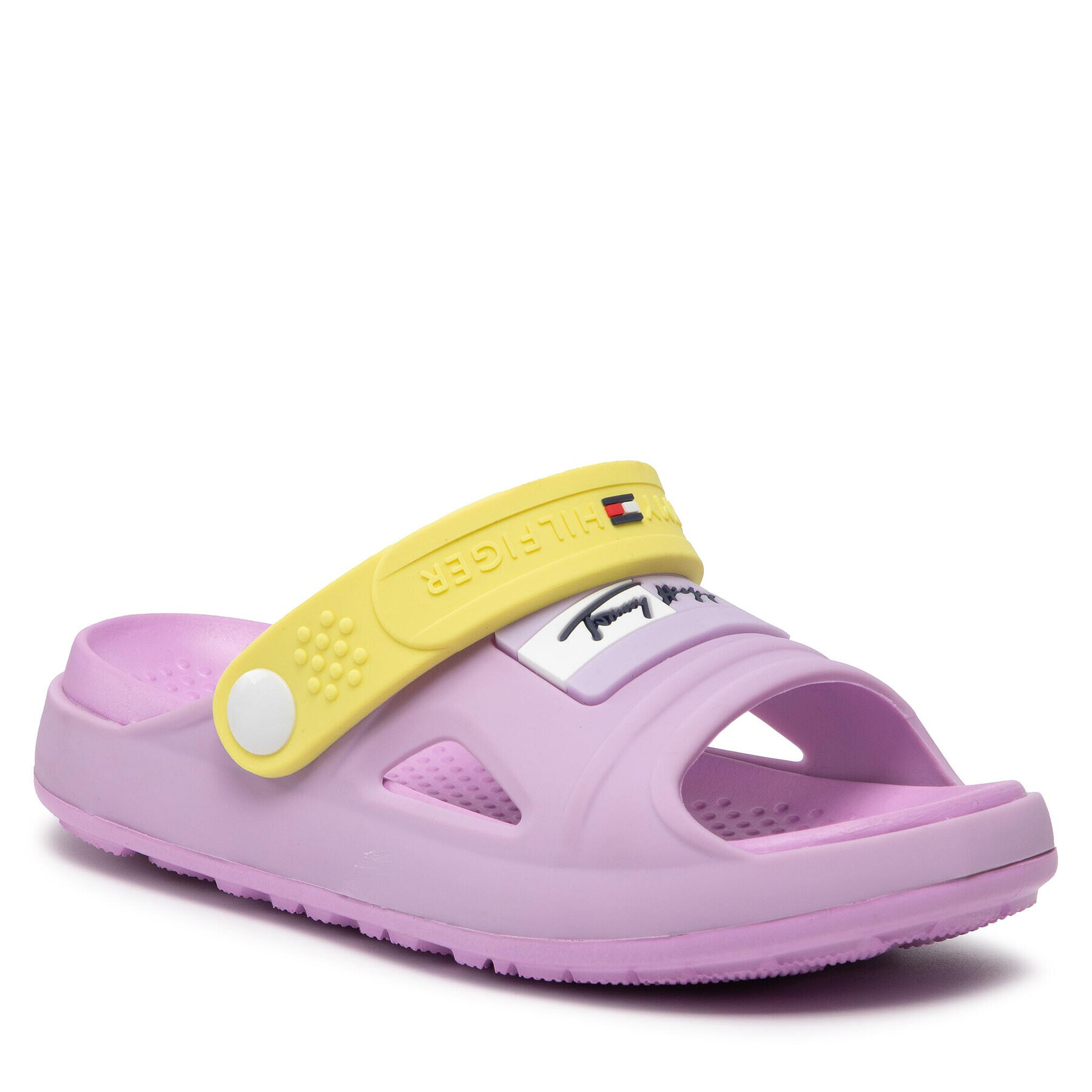 Tommy Hilfiger Șlapi Comfy Sandal T1A2-32189-0083 S Violet - Pled.ro