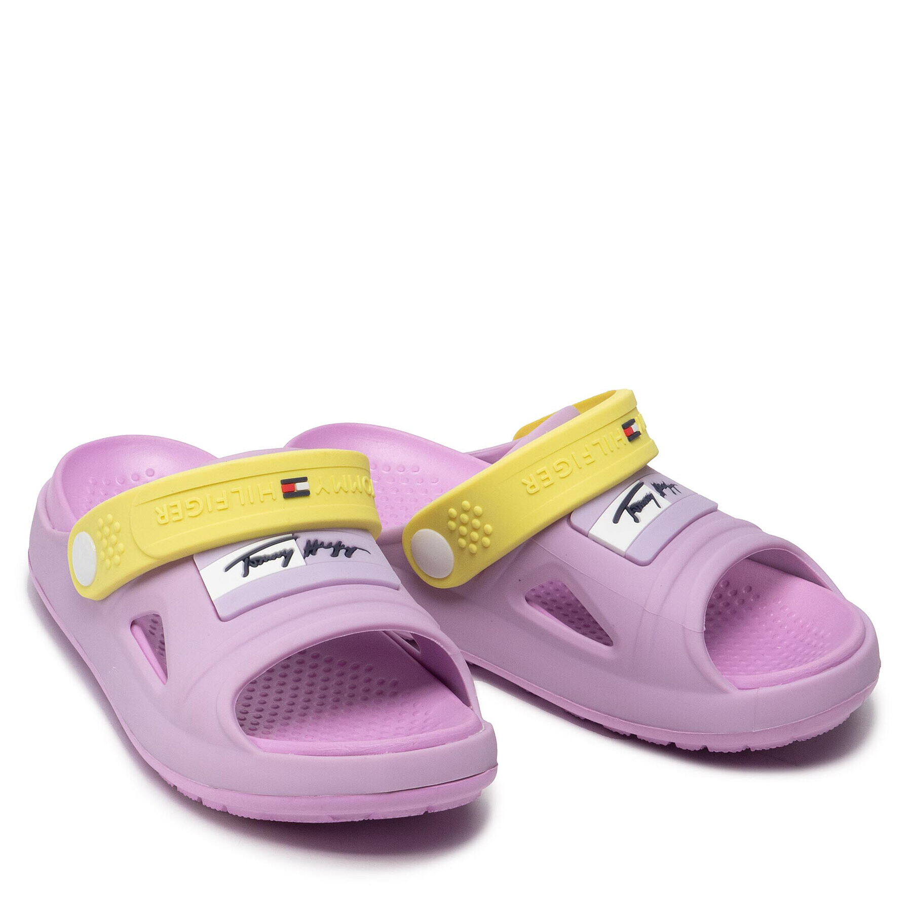 Tommy Hilfiger Șlapi Comfy Sandal T1A2-32189-0083 S Violet - Pled.ro