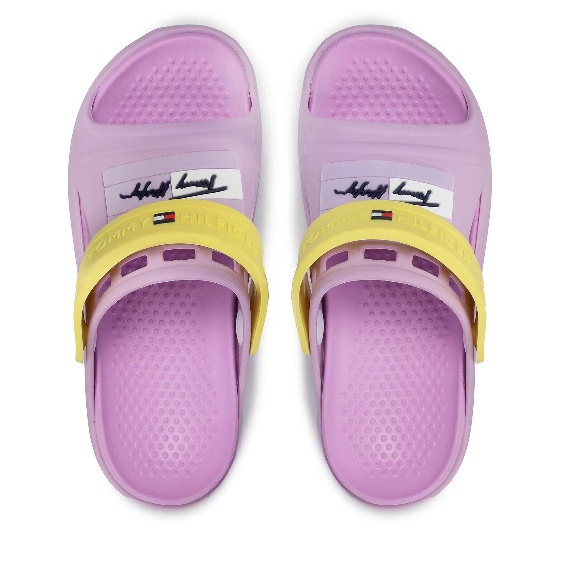 Tommy Hilfiger Șlapi Comfy Sandal T1A2-32189-0083 S Violet - Pled.ro