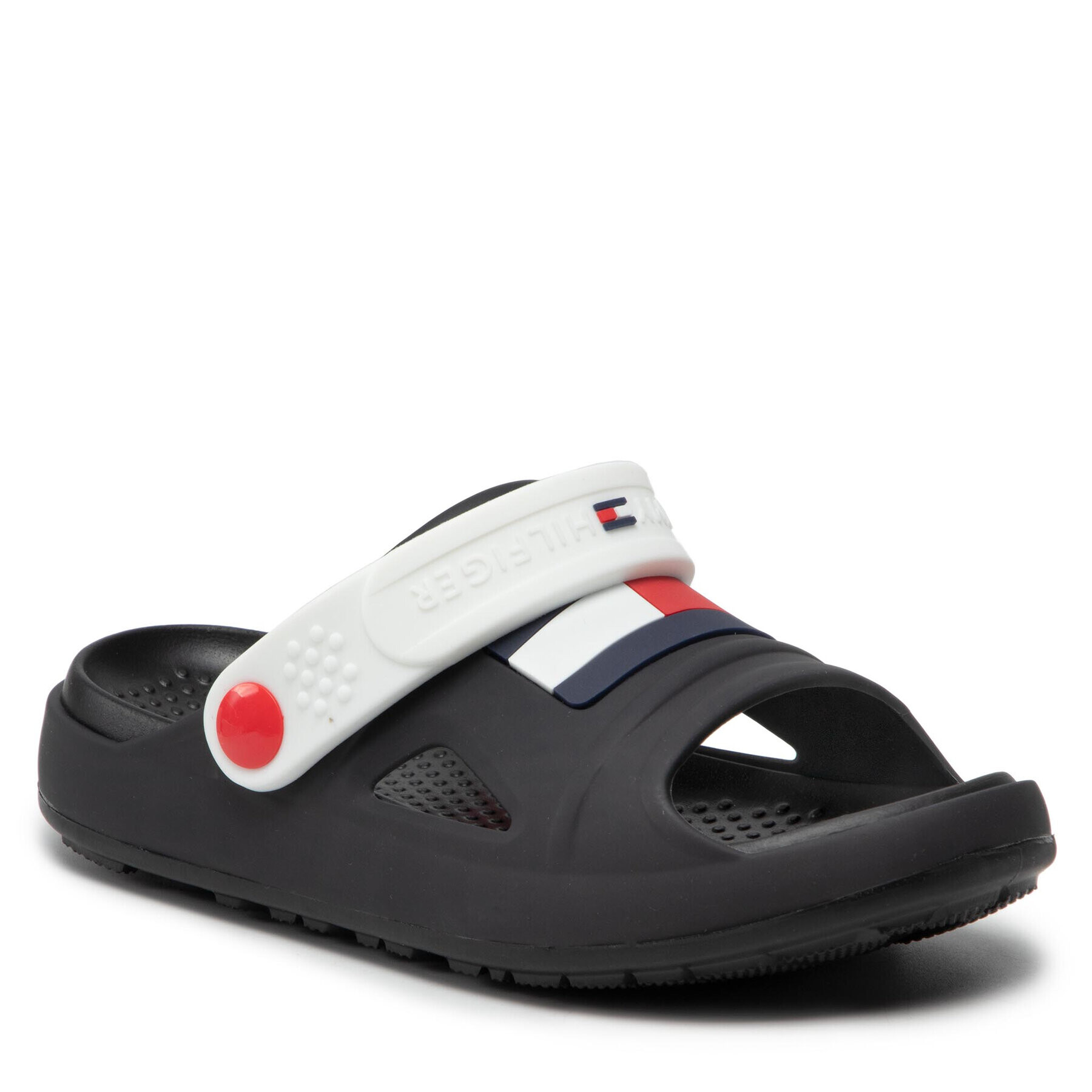 Tommy Hilfiger Sandale Comfy Sandal T1B2-32262-0083 S Negru - Pled.ro