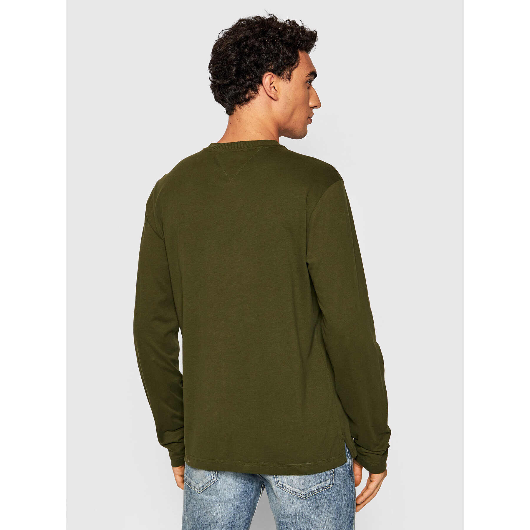 Tommy Hilfiger Longsleeve Classic Henley MW0MW20159 Verde Regular Fit - Pled.ro