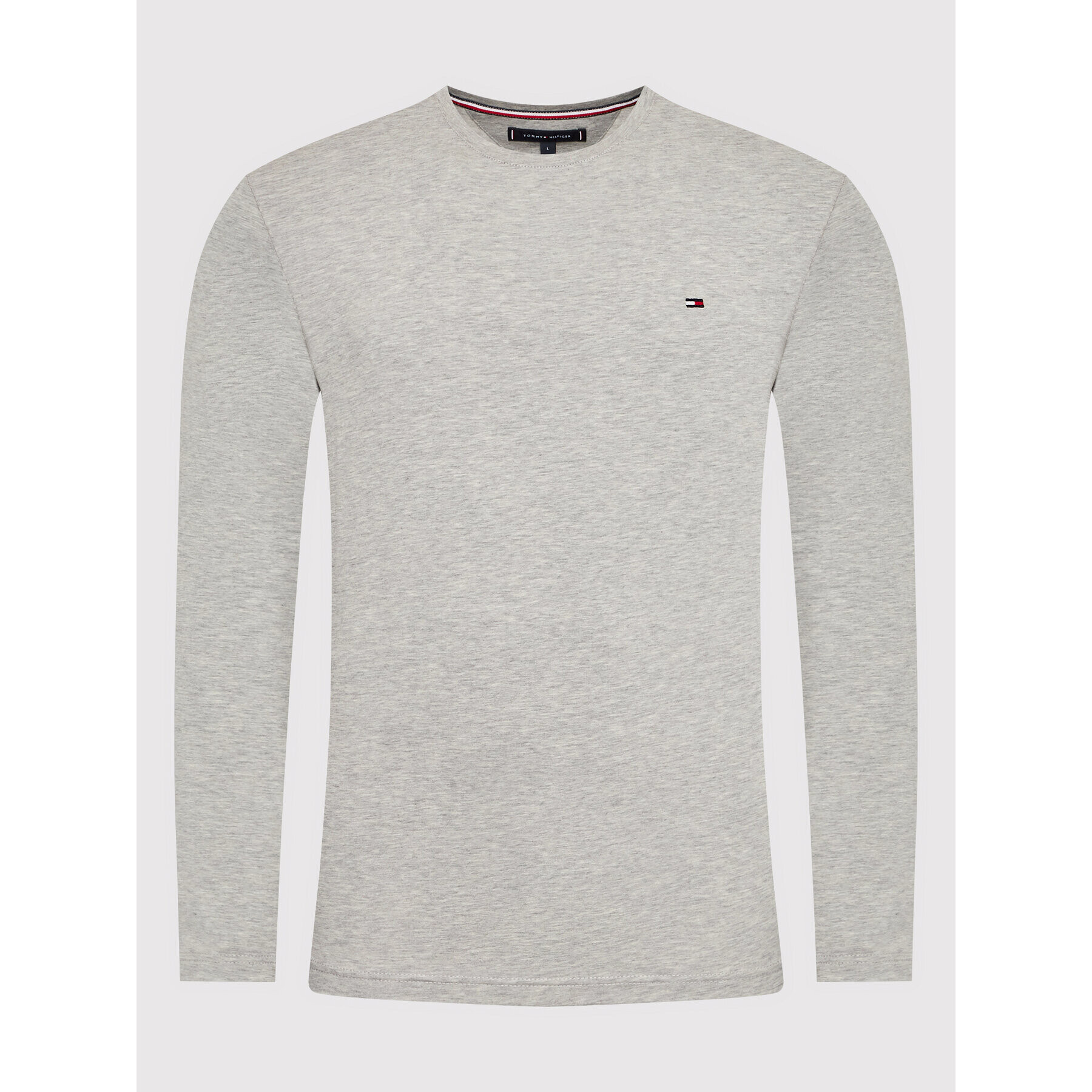 Tommy Hilfiger Longsleeve MW0MW10804 Gri Slim Fit - Pled.ro