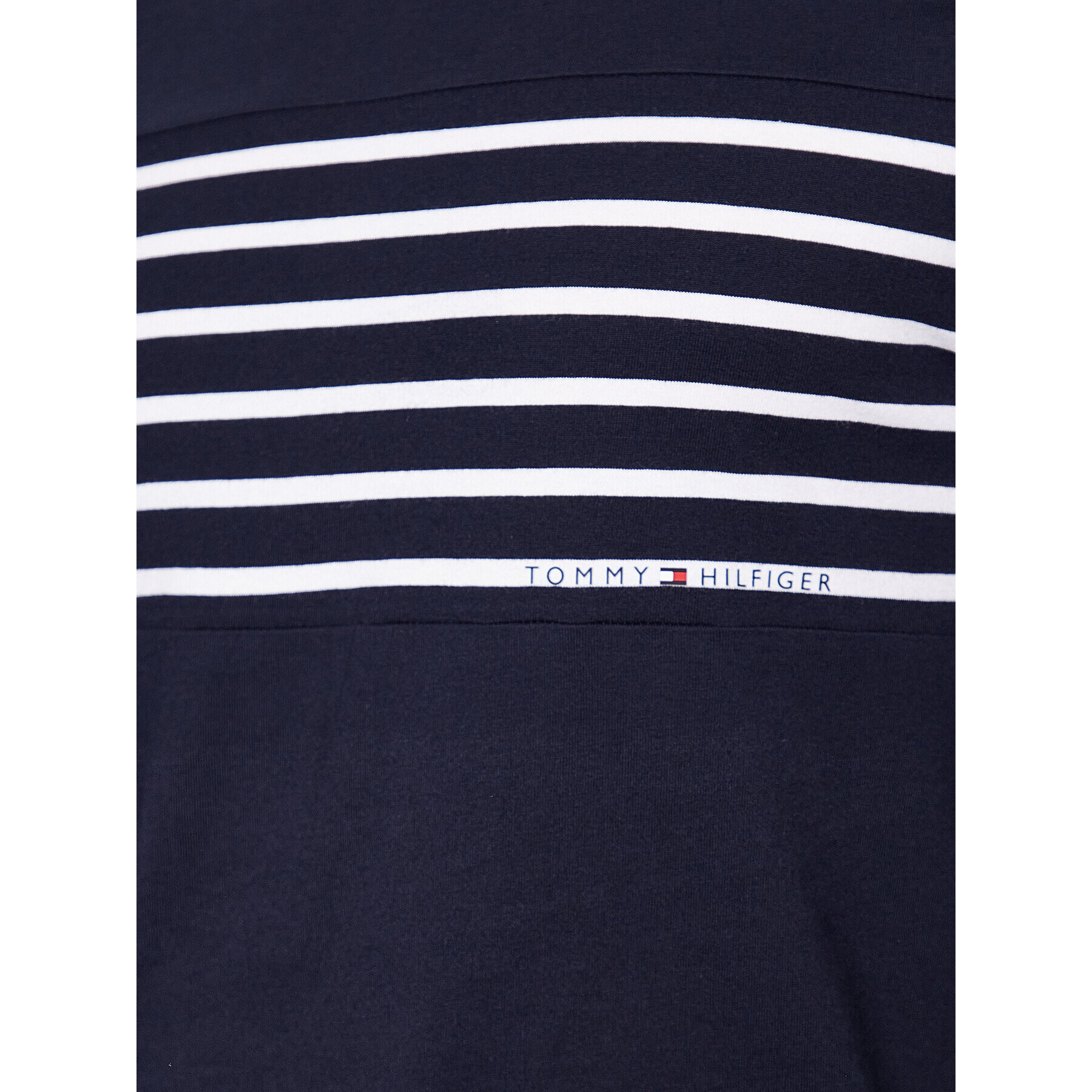 Tommy Hilfiger Longsleeve Placement Striped MW0MW30062 Bleumarin Regular Fit - Pled.ro