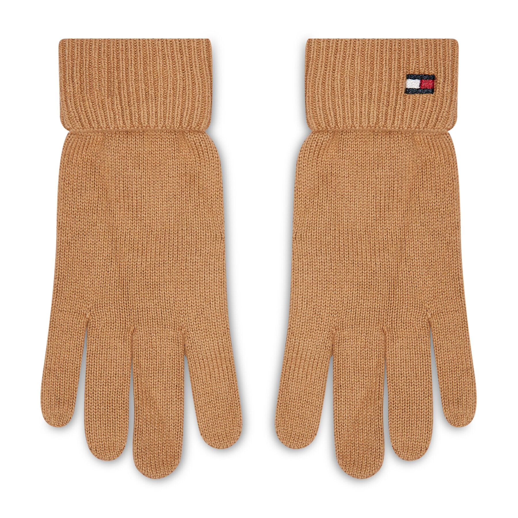 Tommy Hilfiger Mănuși de Damă Essential Knit Gloves AW0AW10732 Bej - Pled.ro