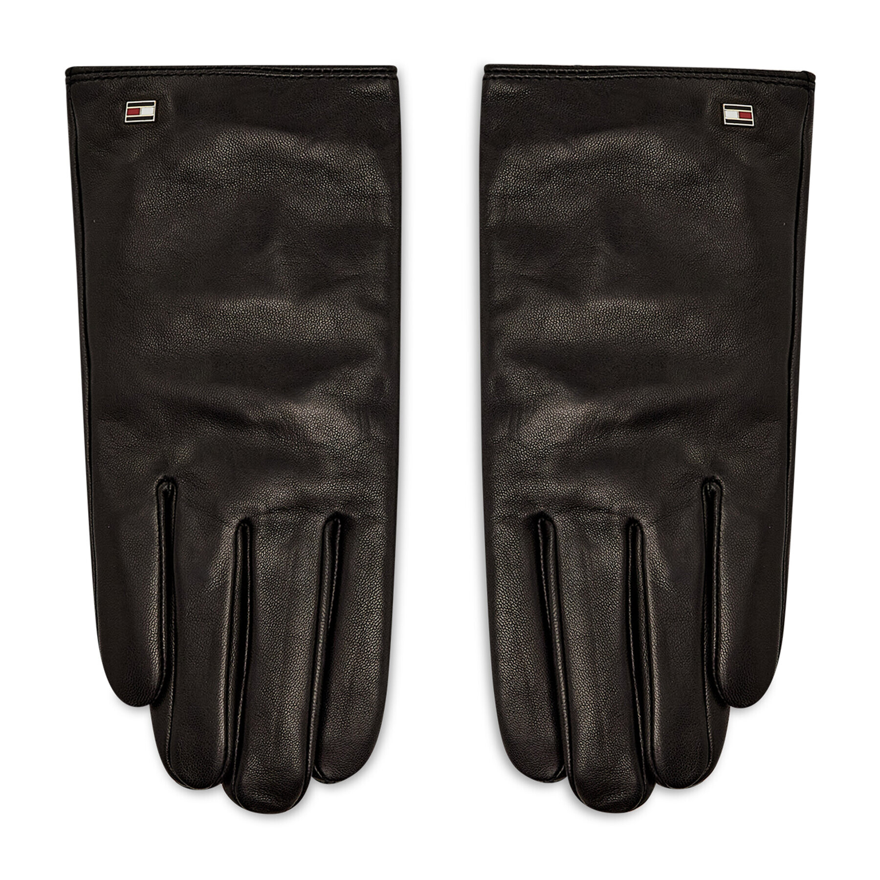 Tommy Hilfiger Mănuși de Damă Essential Leather Gloves AW0AW10733 Negru - Pled.ro