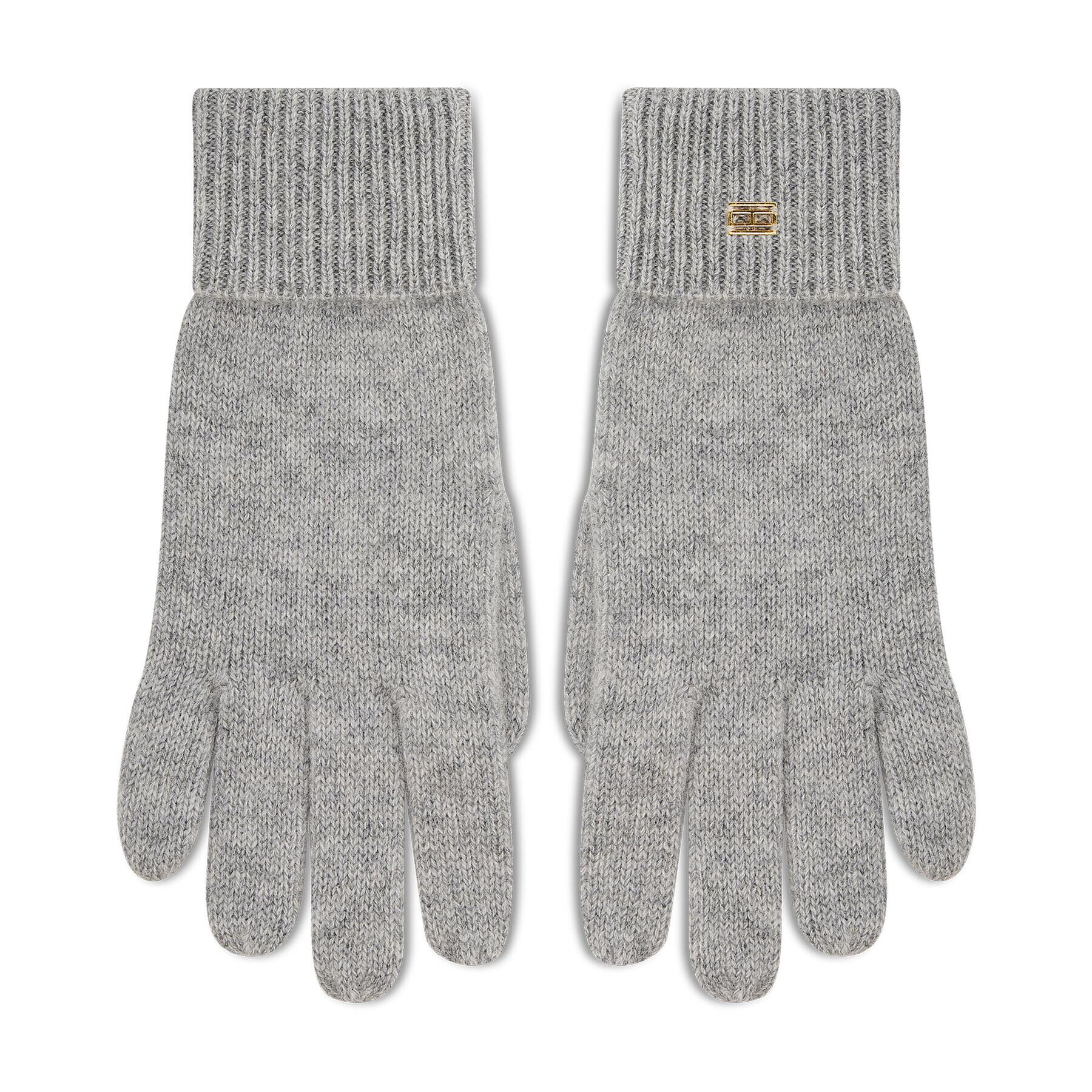 Tommy Hilfiger Mănuși de Damă Th Lux Cashmire Gloves AW0AW10735 Gri - Pled.ro