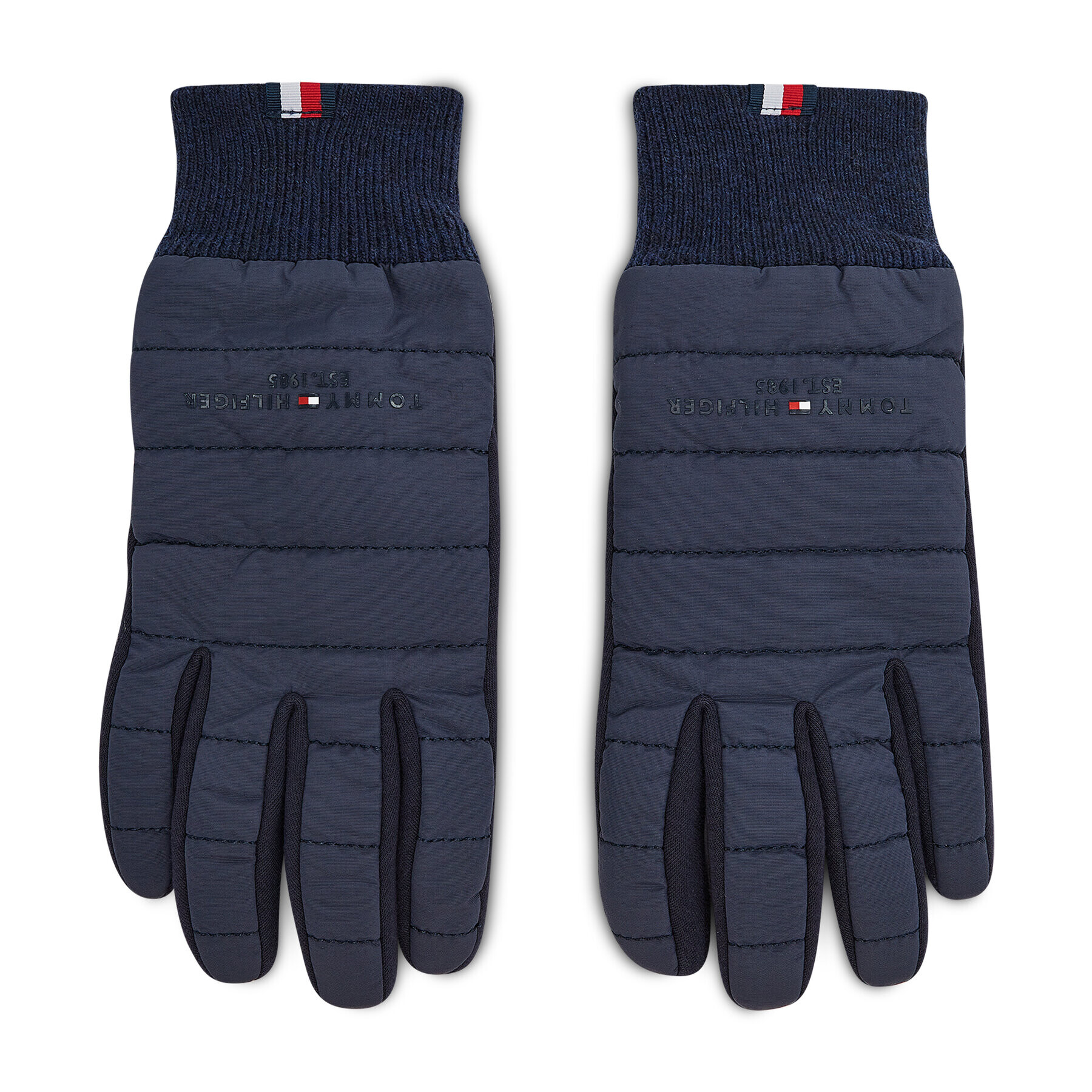 Tommy Hilfiger Mănuși pentru Bărbați Th Established Mix Nylon Gloves AM0AM07884 Bleumarin - Pled.ro