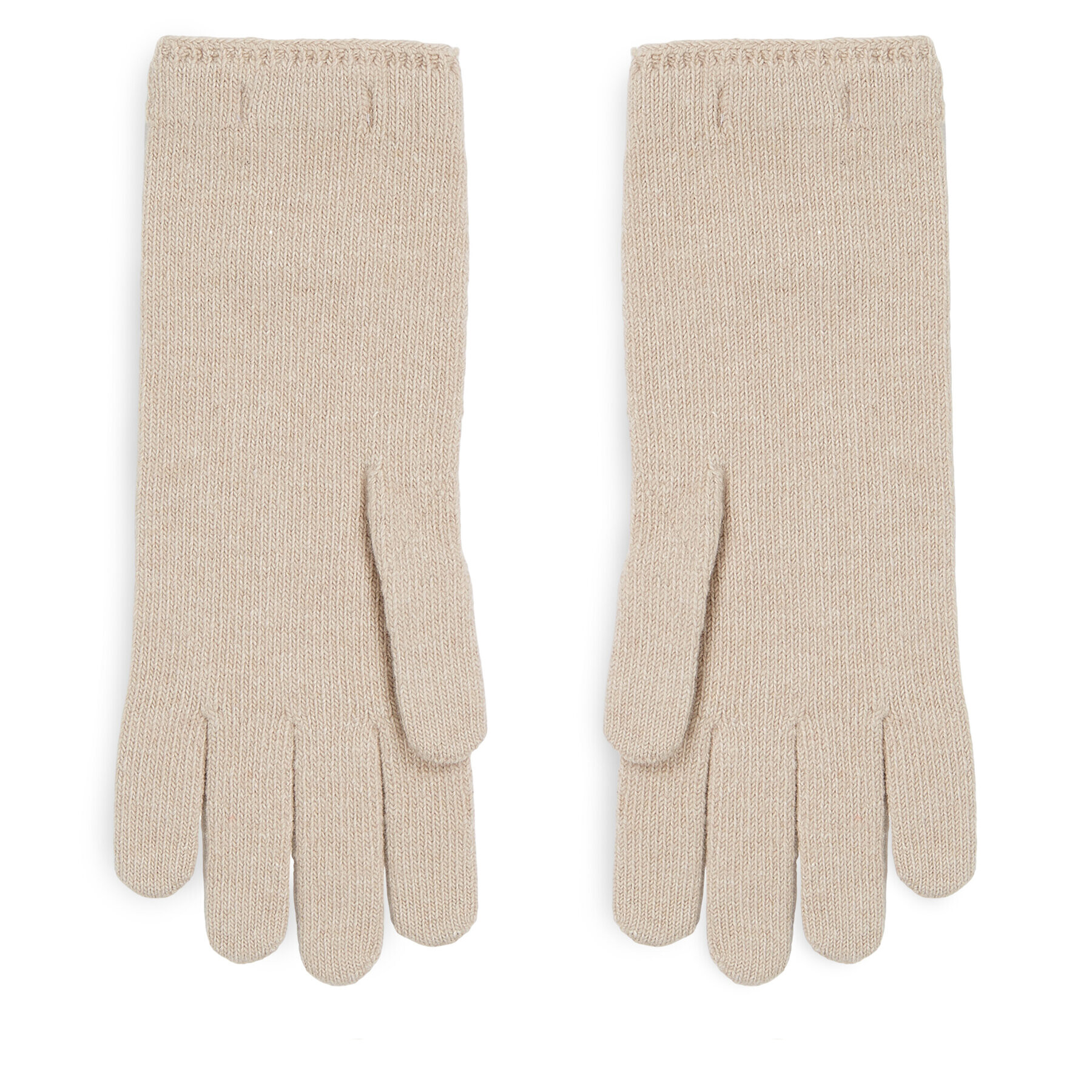 Tommy Hilfiger Mănuși de Damă Limitless Chic Wool Gloves AW0AW15359 Écru - Pled.ro