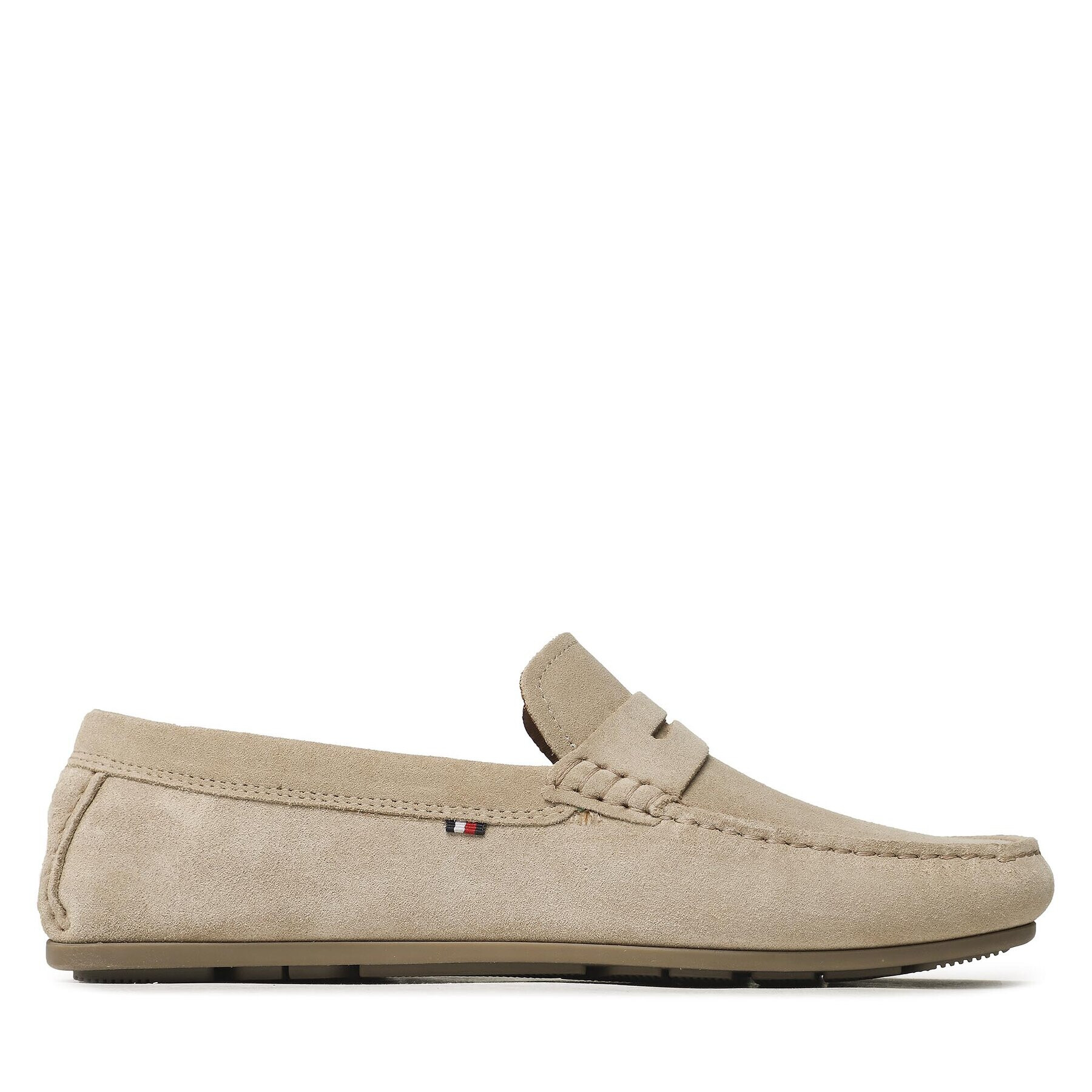 Tommy Hilfiger Mocasini Casual Hilfiger Suede Driver FM0FM04271 Bej - Pled.ro