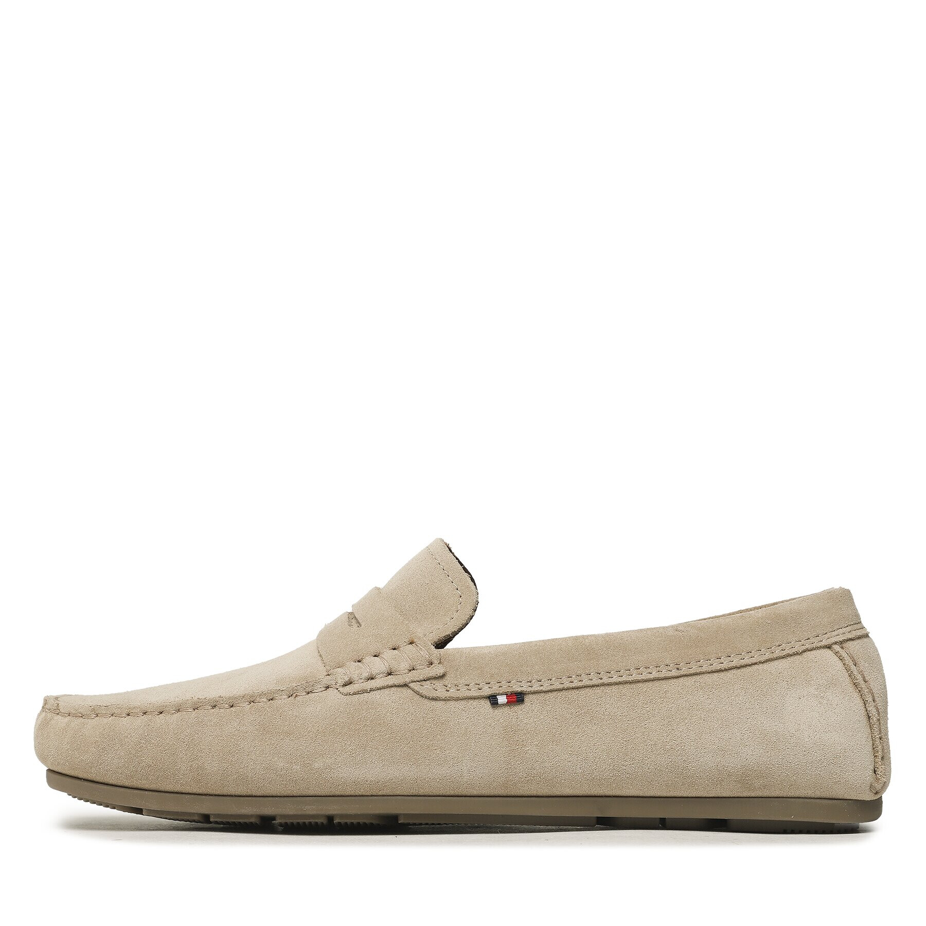 Tommy Hilfiger Mocasini Casual Hilfiger Suede Driver FM0FM04271 Bej - Pled.ro