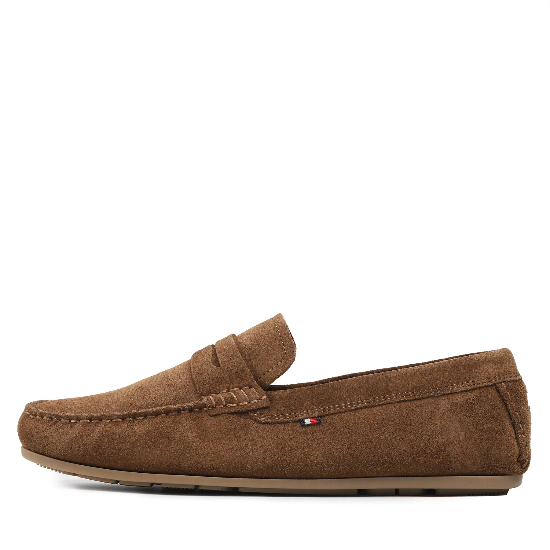 Tommy Hilfiger Mocasini Casual Hilfiger Suede Driver FM0FM04271 Maro - Pled.ro