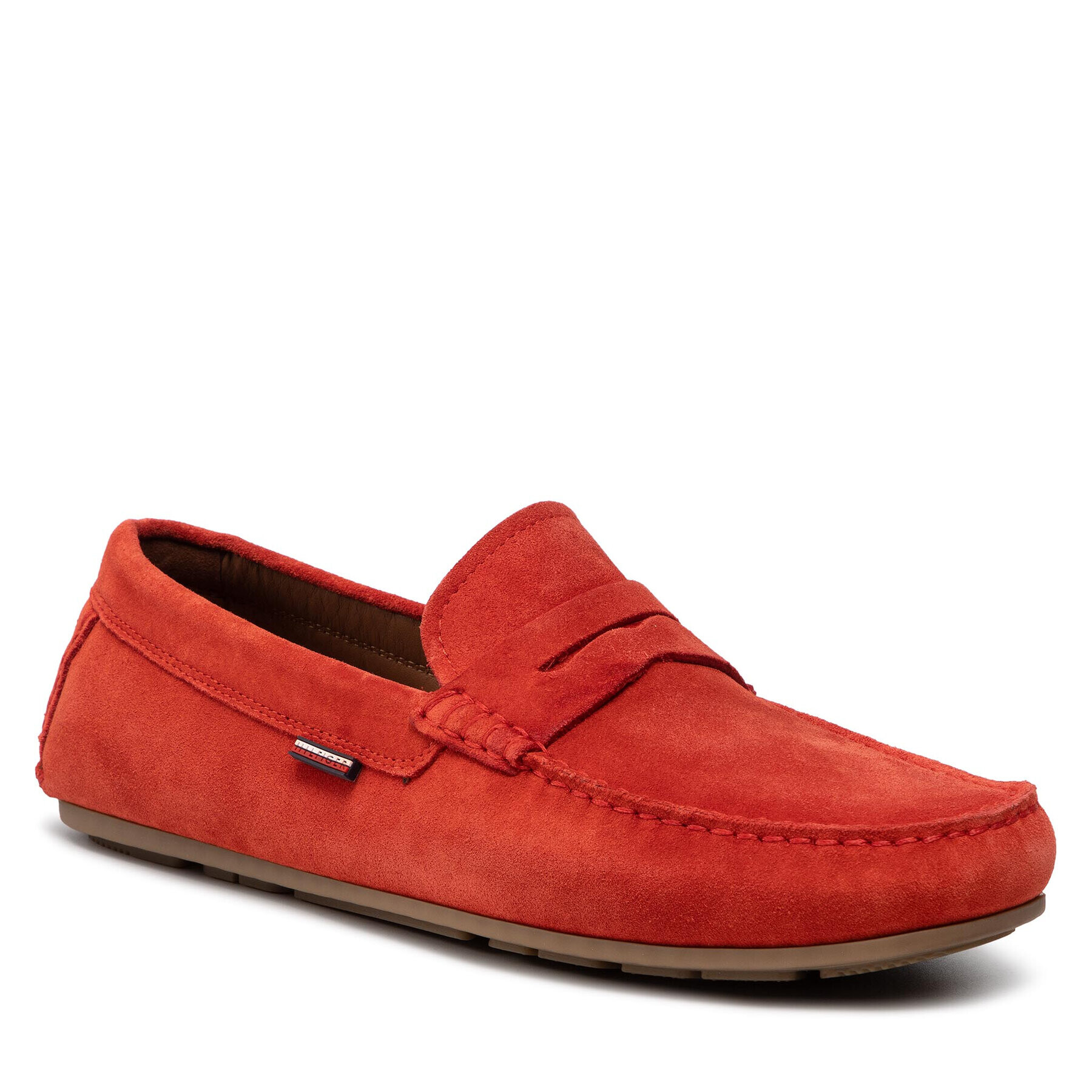 Tommy Hilfiger Mocasini Classic Suede Driver FM0FM02725 Portocaliu - Pled.ro