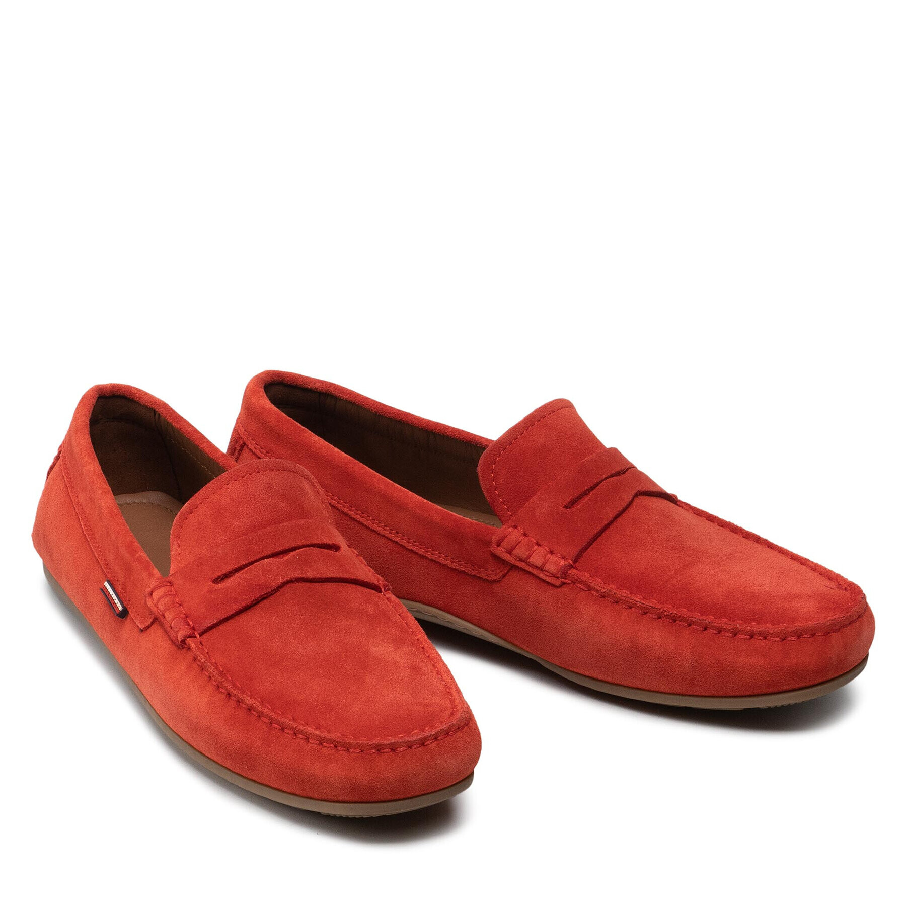 Tommy Hilfiger Mocasini Classic Suede Driver FM0FM02725 Portocaliu - Pled.ro