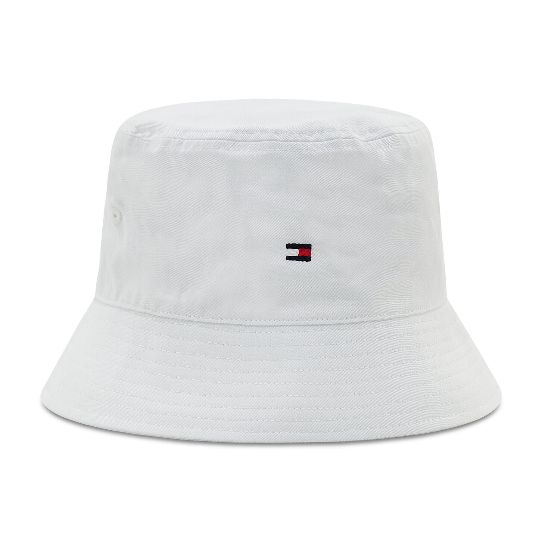 Tommy Hilfiger Pălărie Bucket Essential Flag AW0AW11673 Alb - Pled.ro