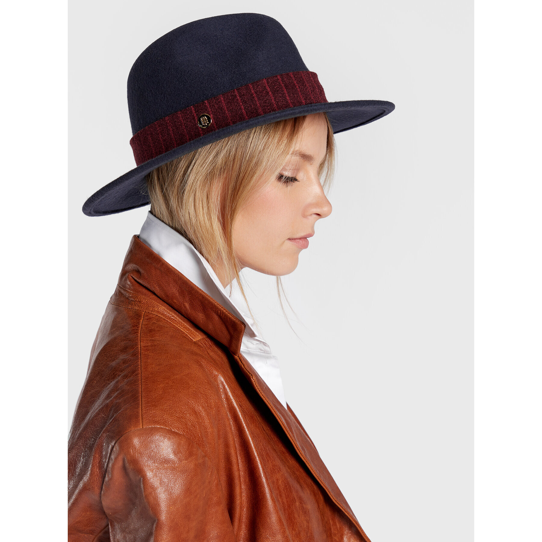 Tommy Hilfiger Pălărie Fedora AW0AW13824 Bleumarin - Pled.ro