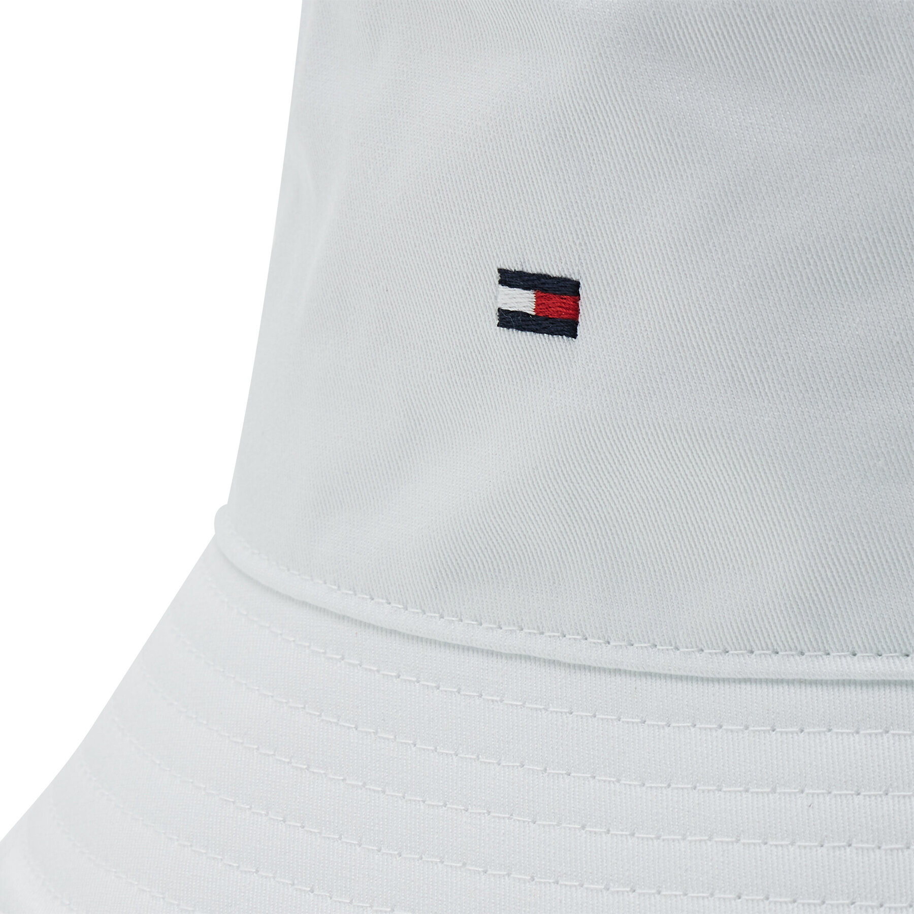 Tommy Hilfiger Pălărie Flag Bucket Hat AM0AM08273 Alb - Pled.ro