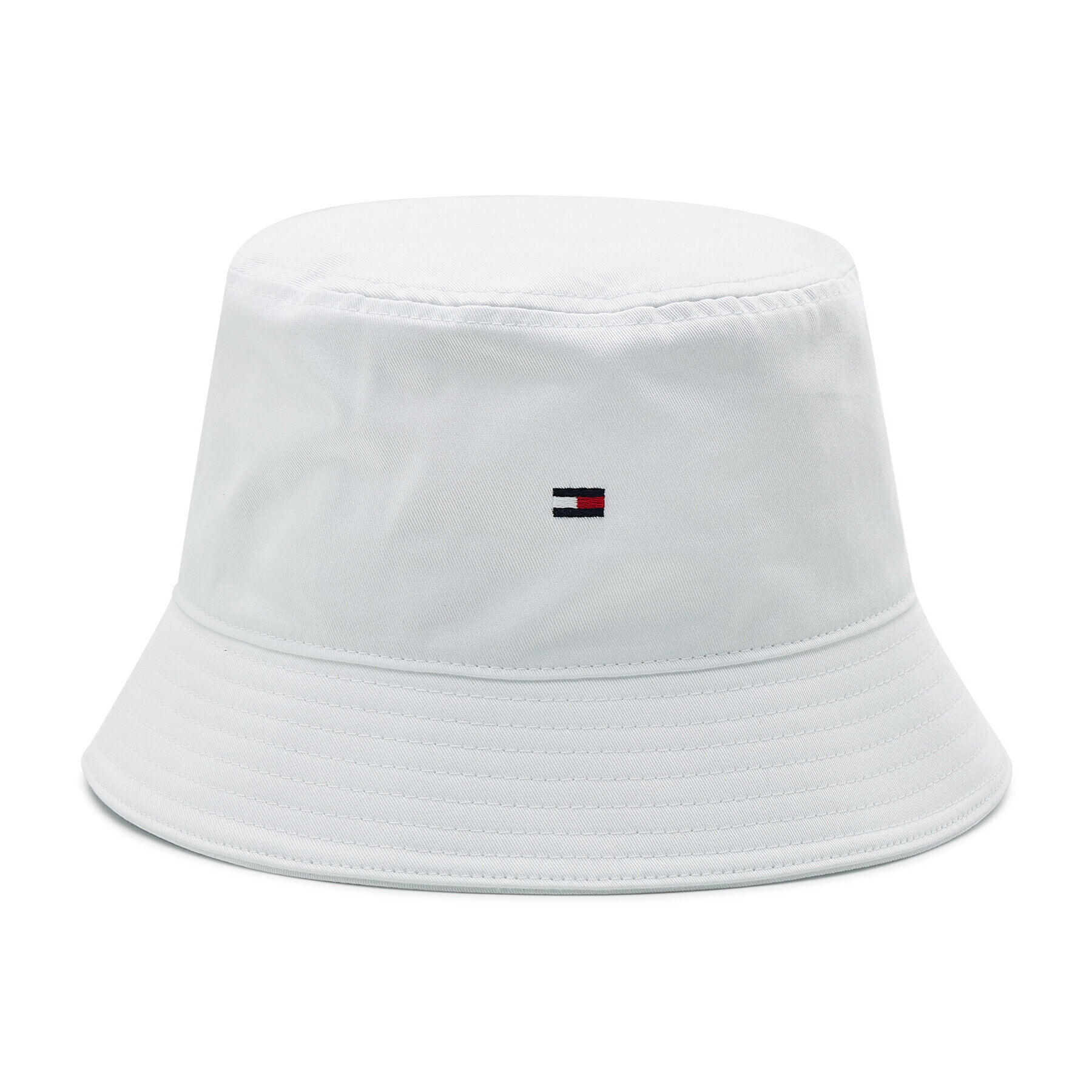 Tommy Hilfiger Pălărie Flag Bucket Hat AM0AM08273 Alb - Pled.ro