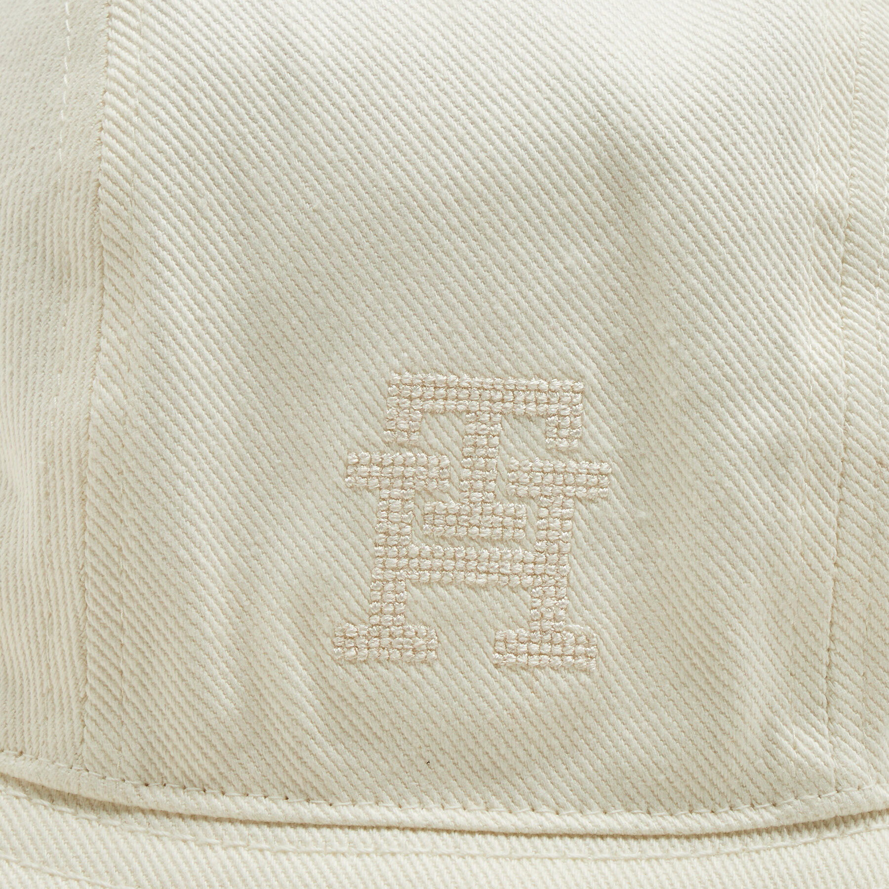 Tommy Hilfiger Pălărie Iconic Monogram Bucket AW0AW14844 Écru - Pled.ro