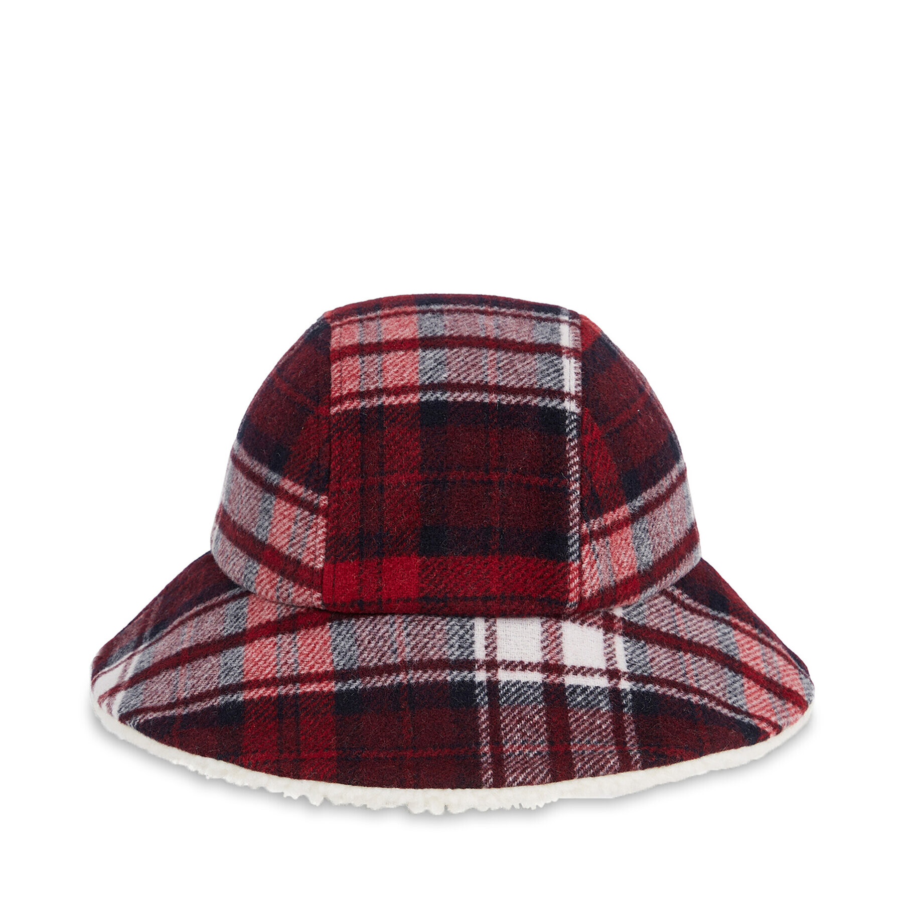 Tommy Hilfiger Pălărie Tommy Check Bucket Hat AW0AW15313 Bleumarin - Pled.ro