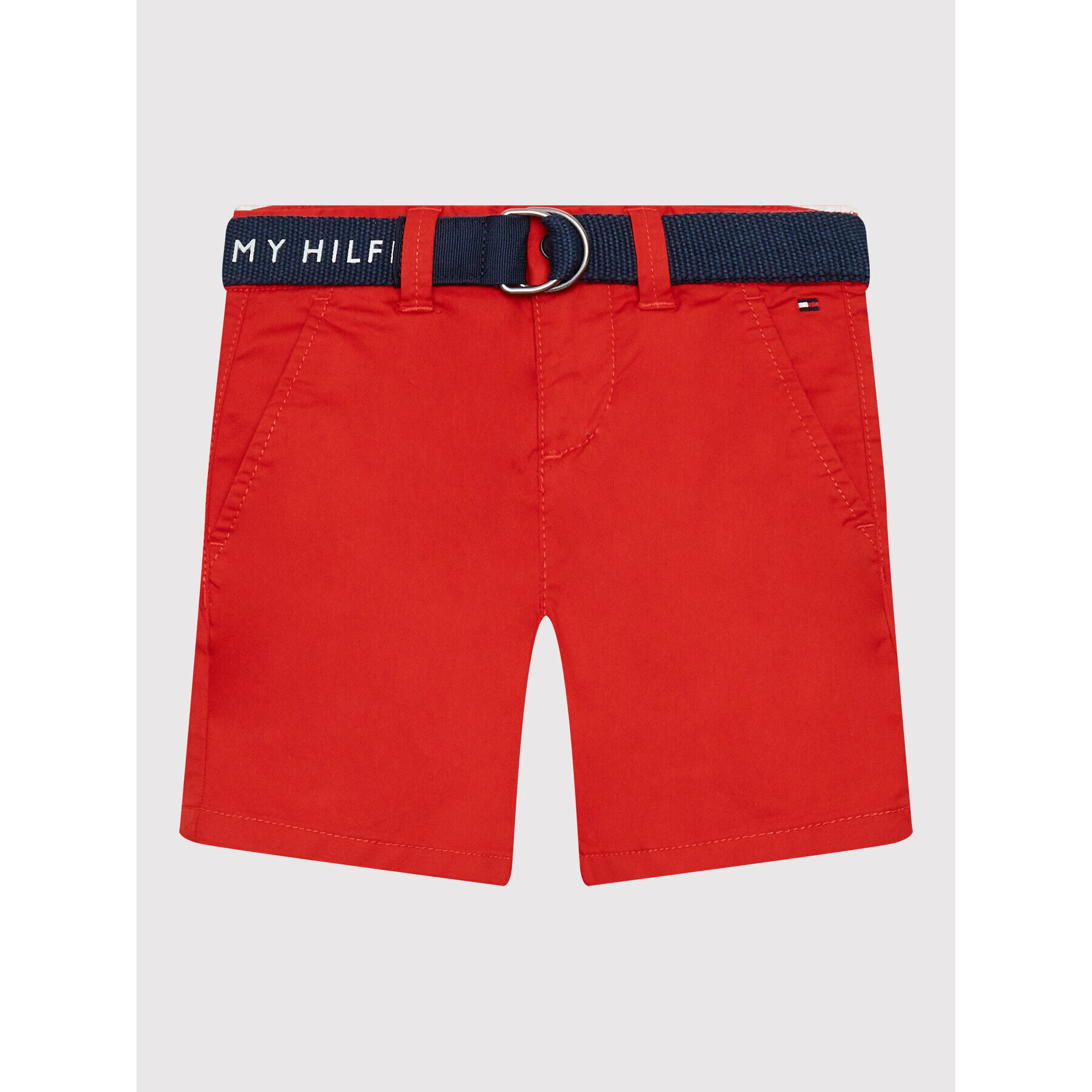 Tommy Hilfiger Pantalon scurți din material Essential KB0KB07399 M Roșu Slim Fit - Pled.ro