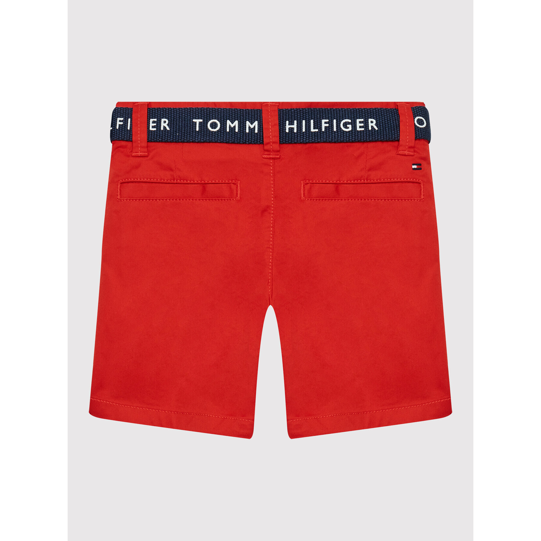 Tommy Hilfiger Pantalon scurți din material Essential KB0KB07399 M Roșu Slim Fit - Pled.ro