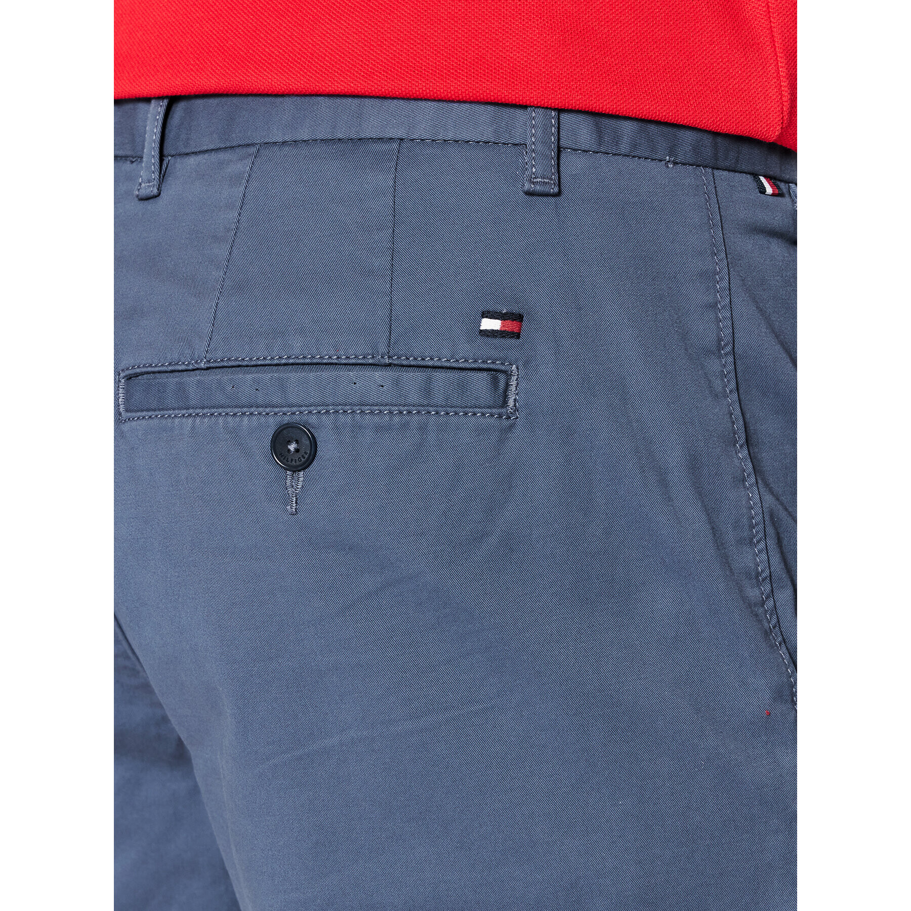 Tommy Hilfiger Pantalon scurți din material Brooklyn MW0MW23563 Albastru Regular Fit - Pled.ro