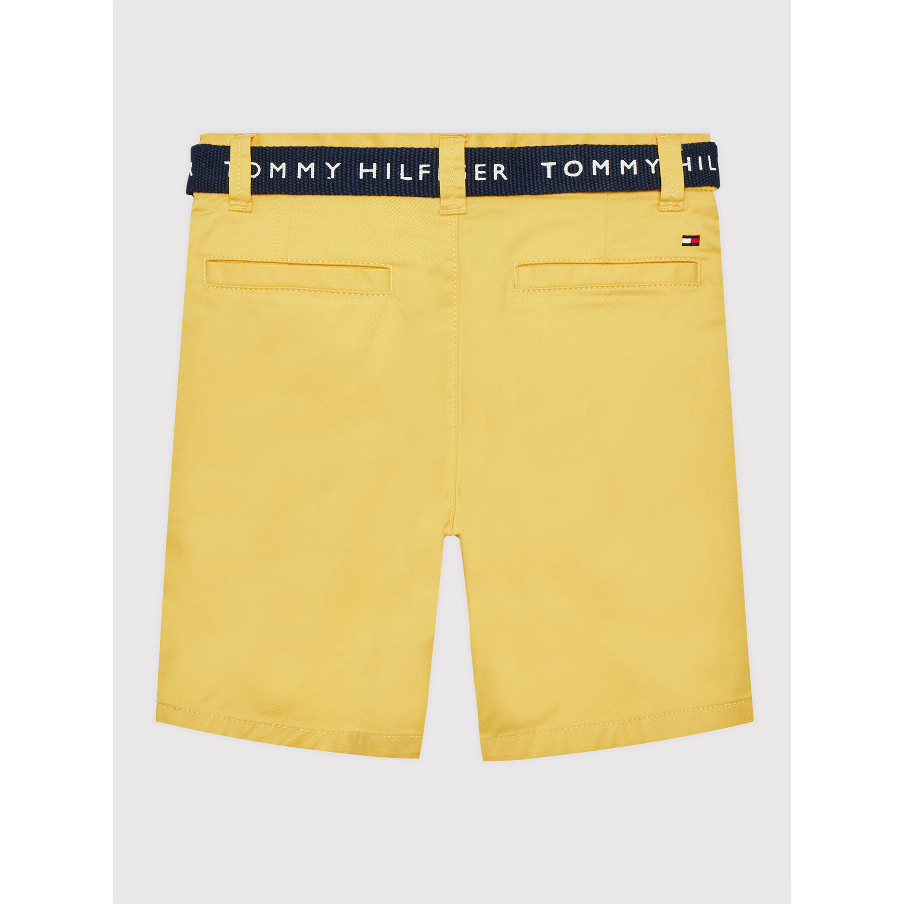 Tommy Hilfiger Pantalon scurți din material Essential KB0KB07399 M Galben Slim Fit - Pled.ro