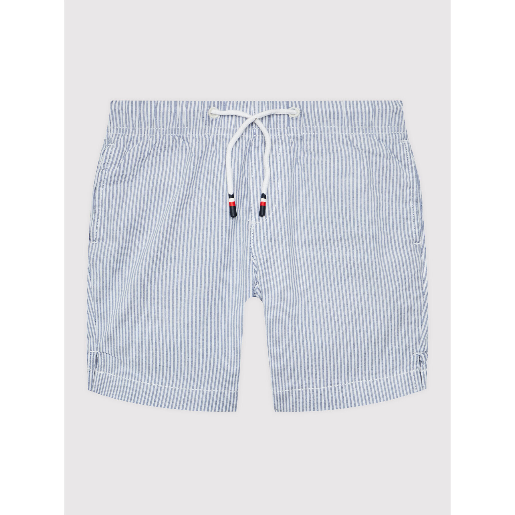 Tommy Hilfiger Pantalon scurți din material Seeersucker Pull On KB0KB07404 M Albastru Regular Fit - Pled.ro