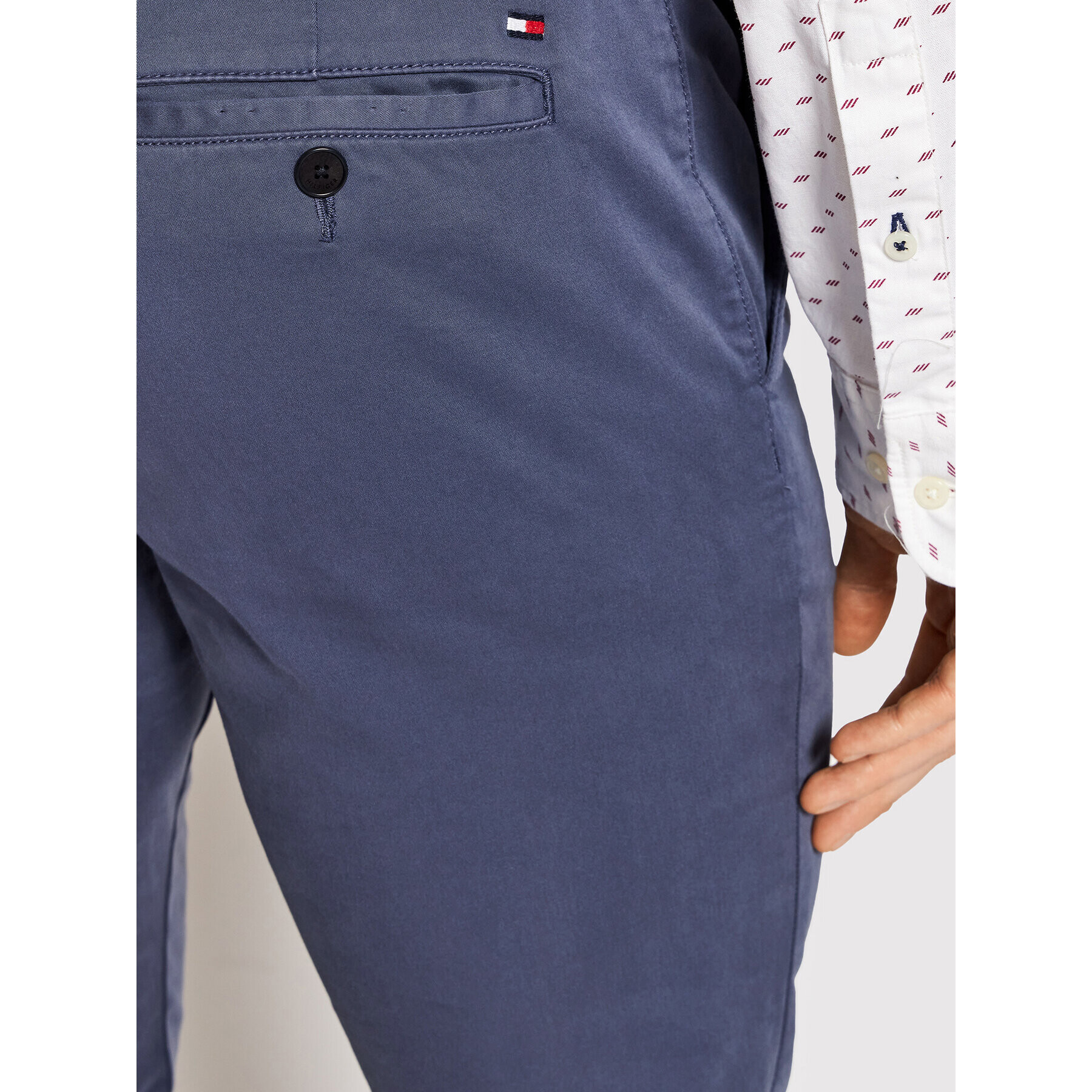 Tommy Hilfiger Pantaloni chino Blecker MW0MW13846 Albastru Slim Fit - Pled.ro