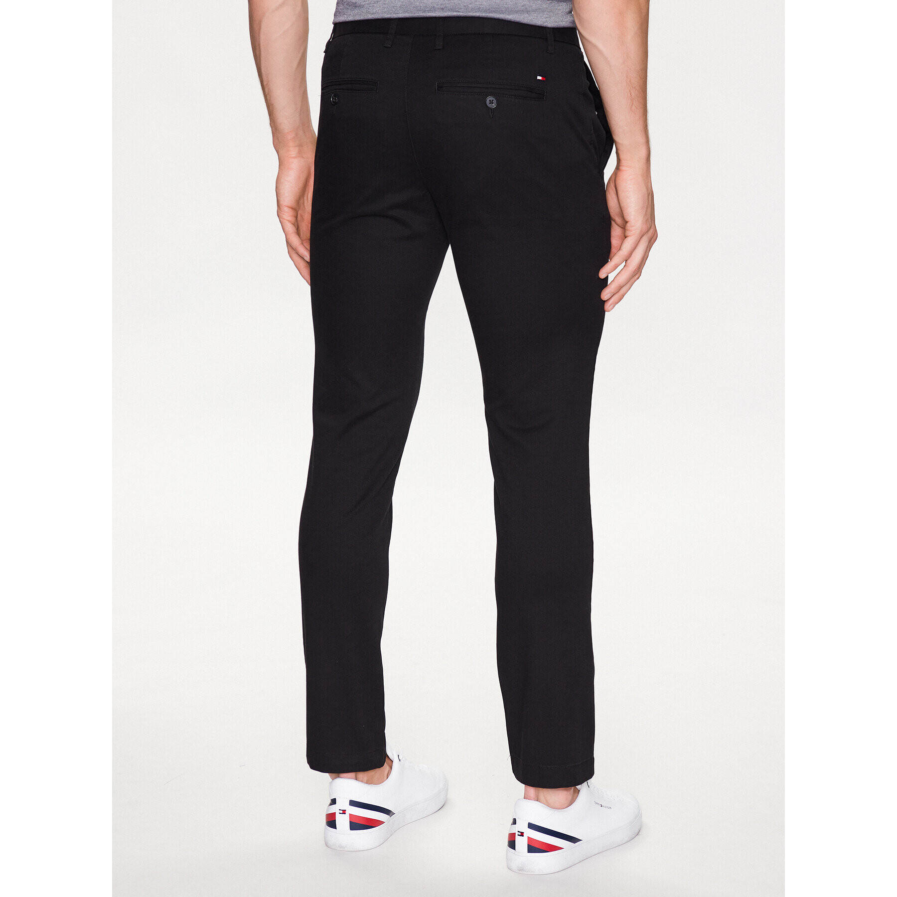 Tommy Hilfiger Pantaloni chino Bleecker 1985 MW0MW26619 Negru Slim Fit - Pled.ro