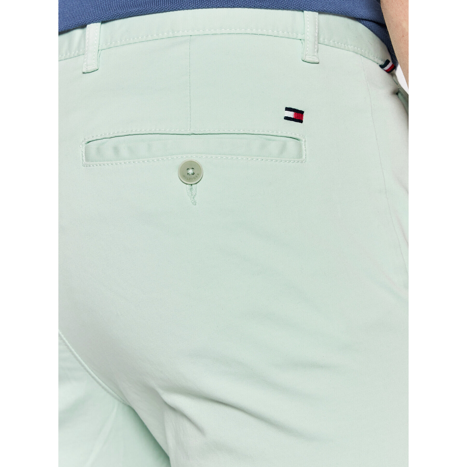 Tommy Hilfiger Pantaloni chino Bleecker MW0MW13846 Verde Slim Fit - Pled.ro