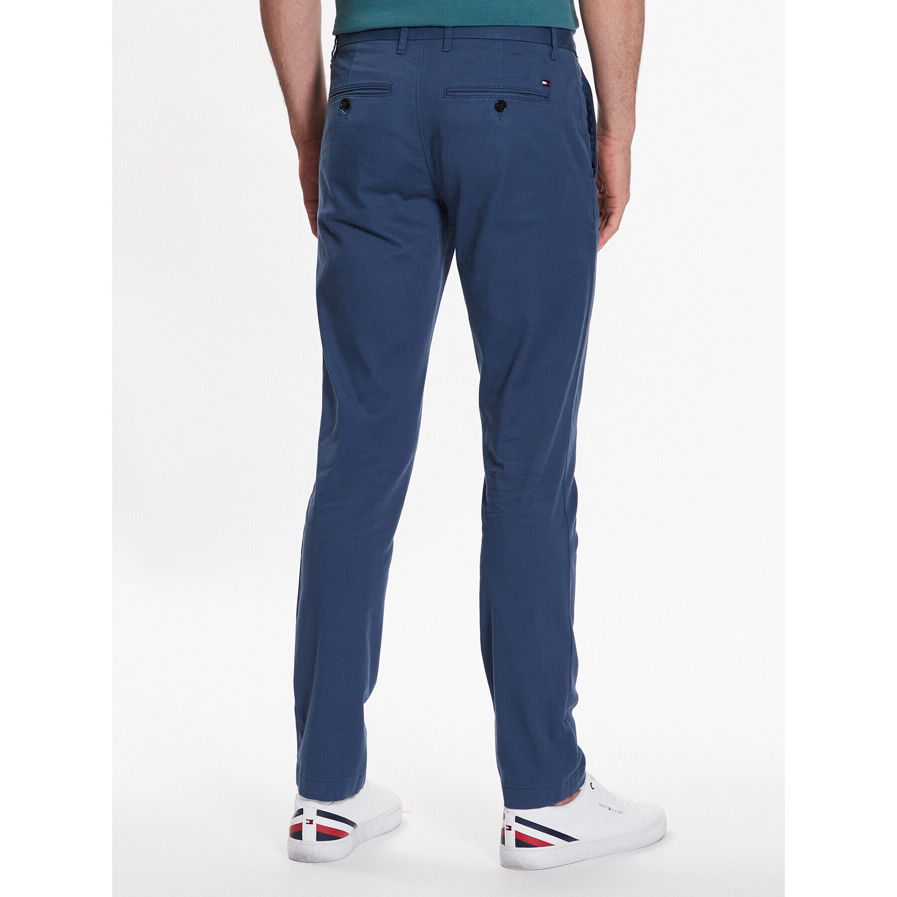 Tommy Hilfiger Pantaloni chino Bleecker MW0MW26619 Bleumarin Slim Fit - Pled.ro