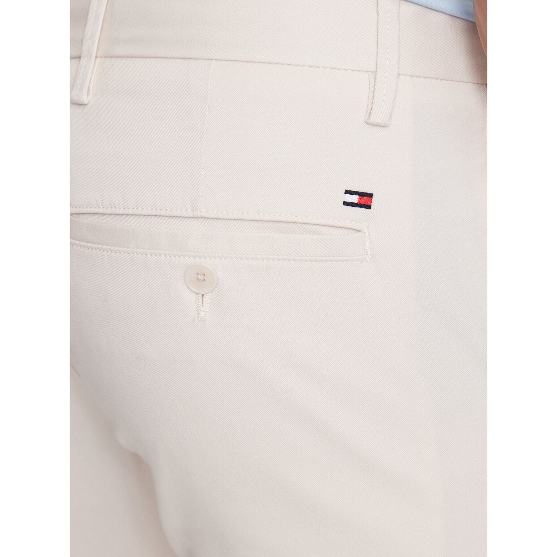 Tommy Hilfiger Pantaloni chino Bleecker MW0MW26619 Écru Slim Fit - Pled.ro