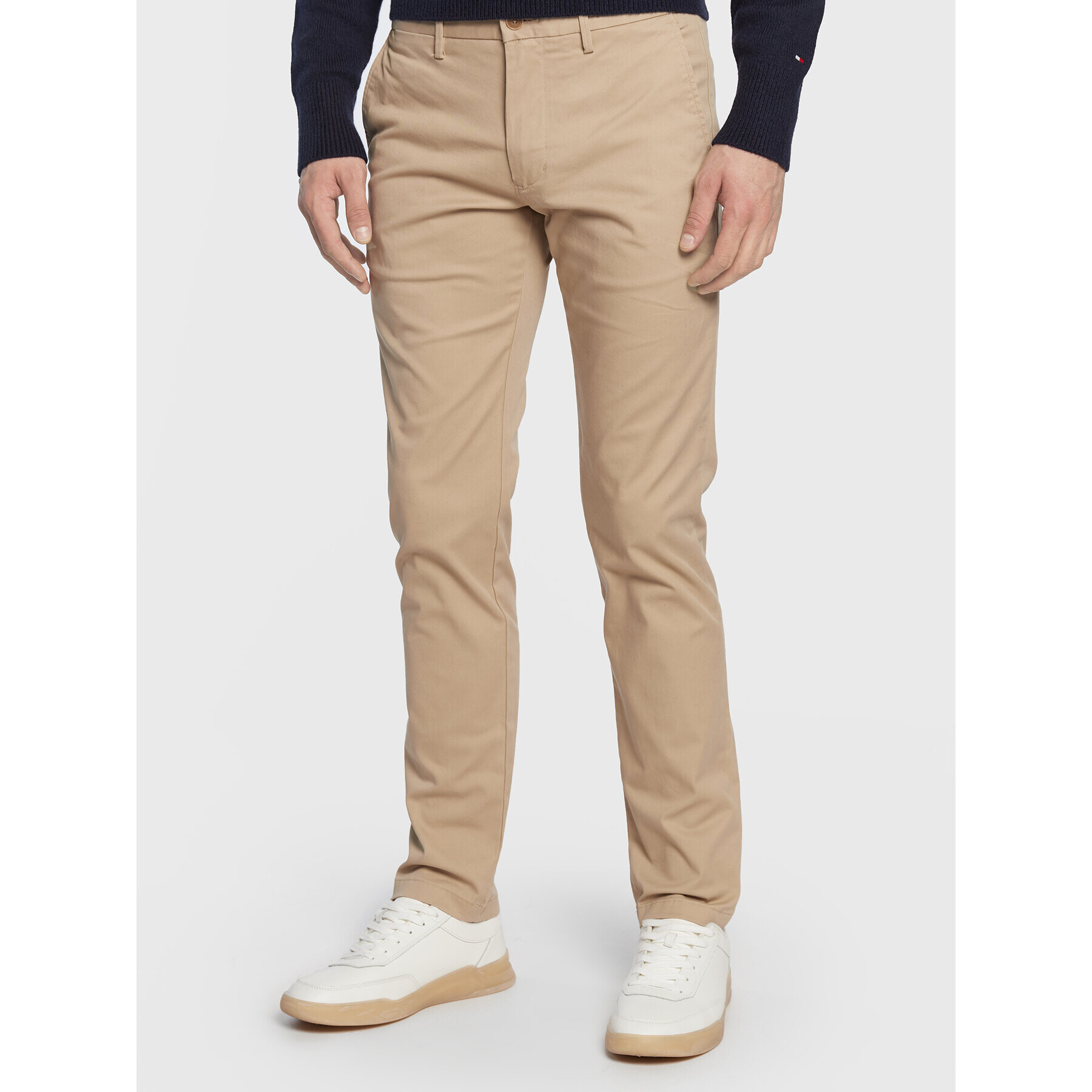 Tommy Hilfiger Pantaloni chino Core Bleecker MW0MW28883 Bej Slim Fit - Pled.ro