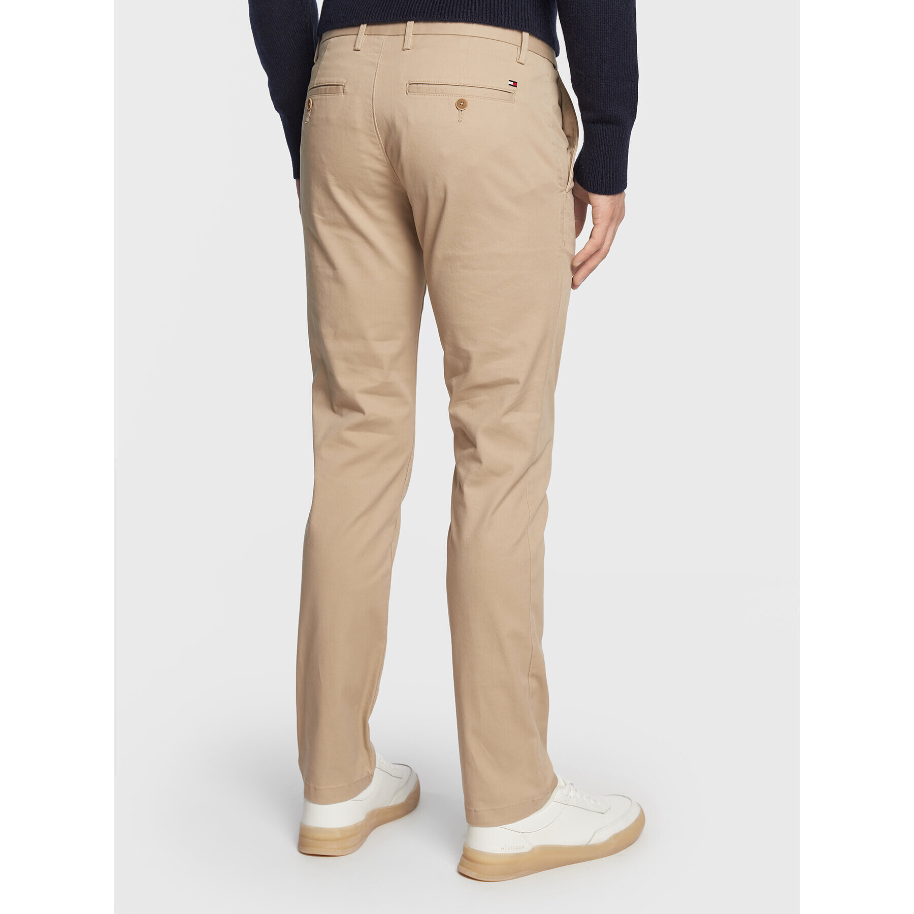 Tommy Hilfiger Pantaloni chino Core Bleecker MW0MW28883 Bej Slim Fit - Pled.ro