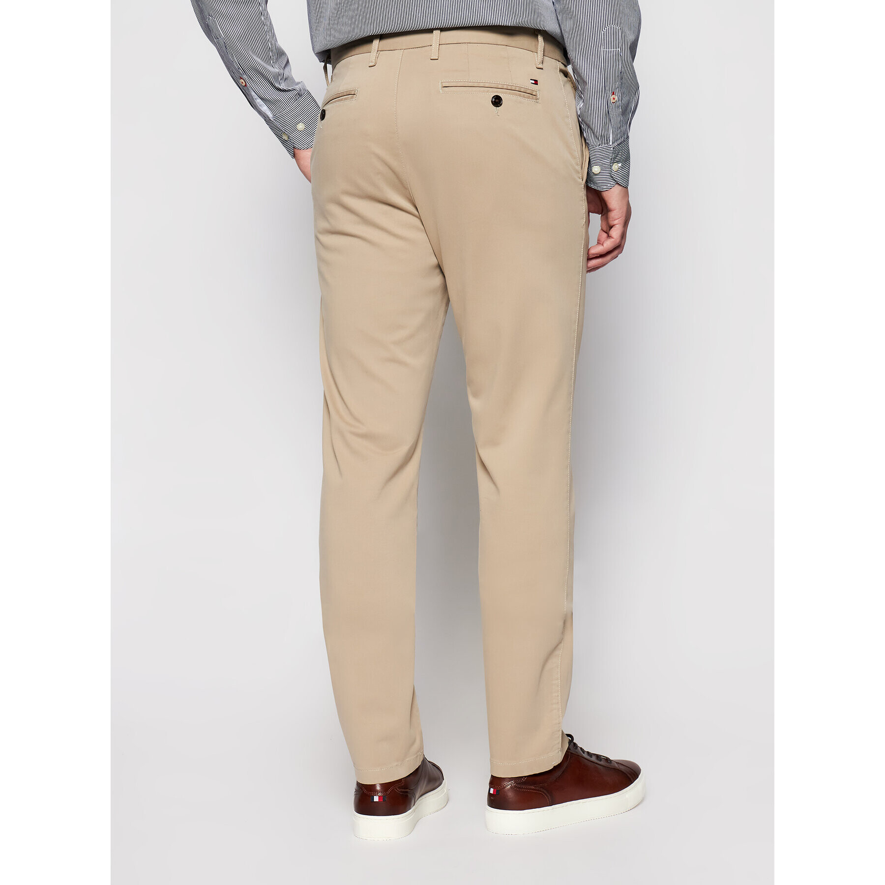 Tommy Hilfiger Pantaloni chino Core MW0MW08644 Bej Regular Fit - Pled.ro