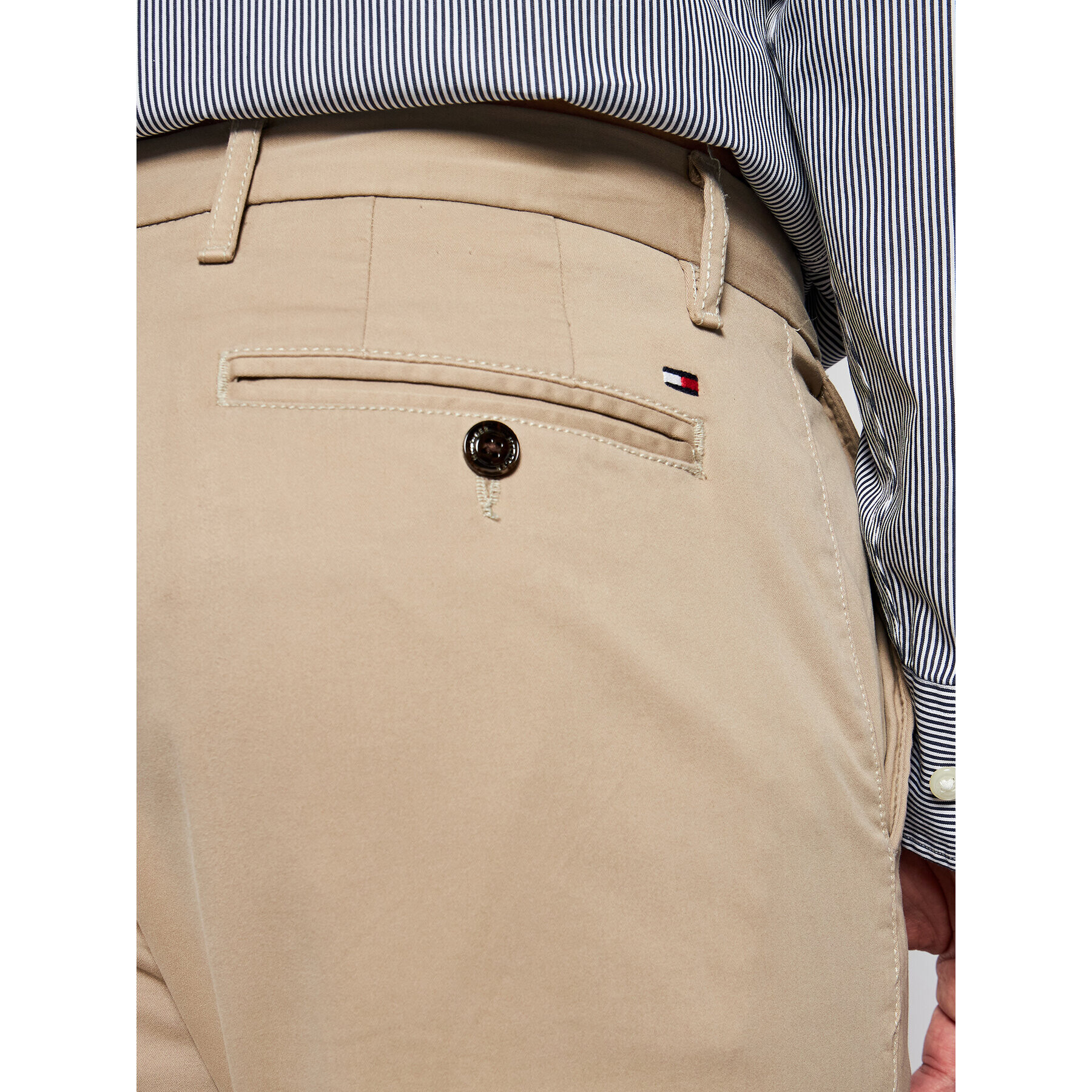 Tommy Hilfiger Pantaloni chino Core MW0MW08644 Bej Regular Fit - Pled.ro