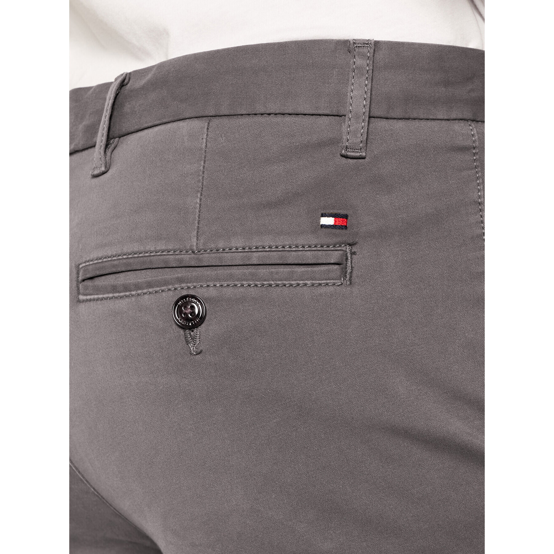 Tommy Hilfiger Pantaloni chino Core MW0MW08644 Gri Regular Fit - Pled.ro