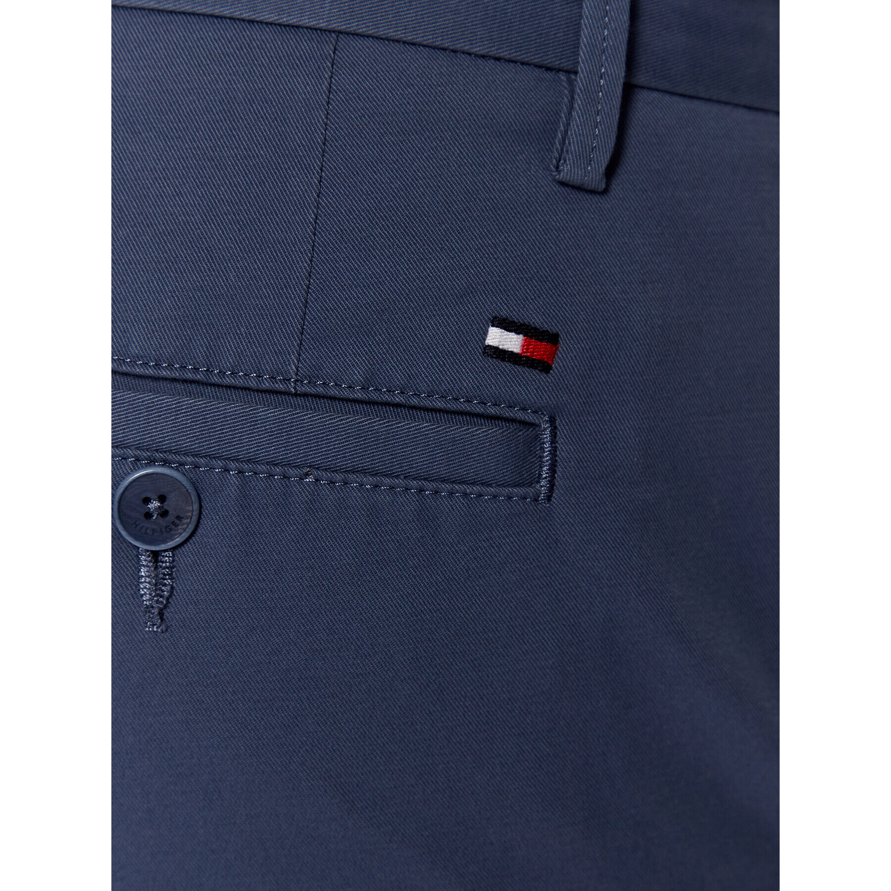 Tommy Hilfiger Pantaloni chino Denton MW0MW25964 Albastru Regular Fit - Pled.ro