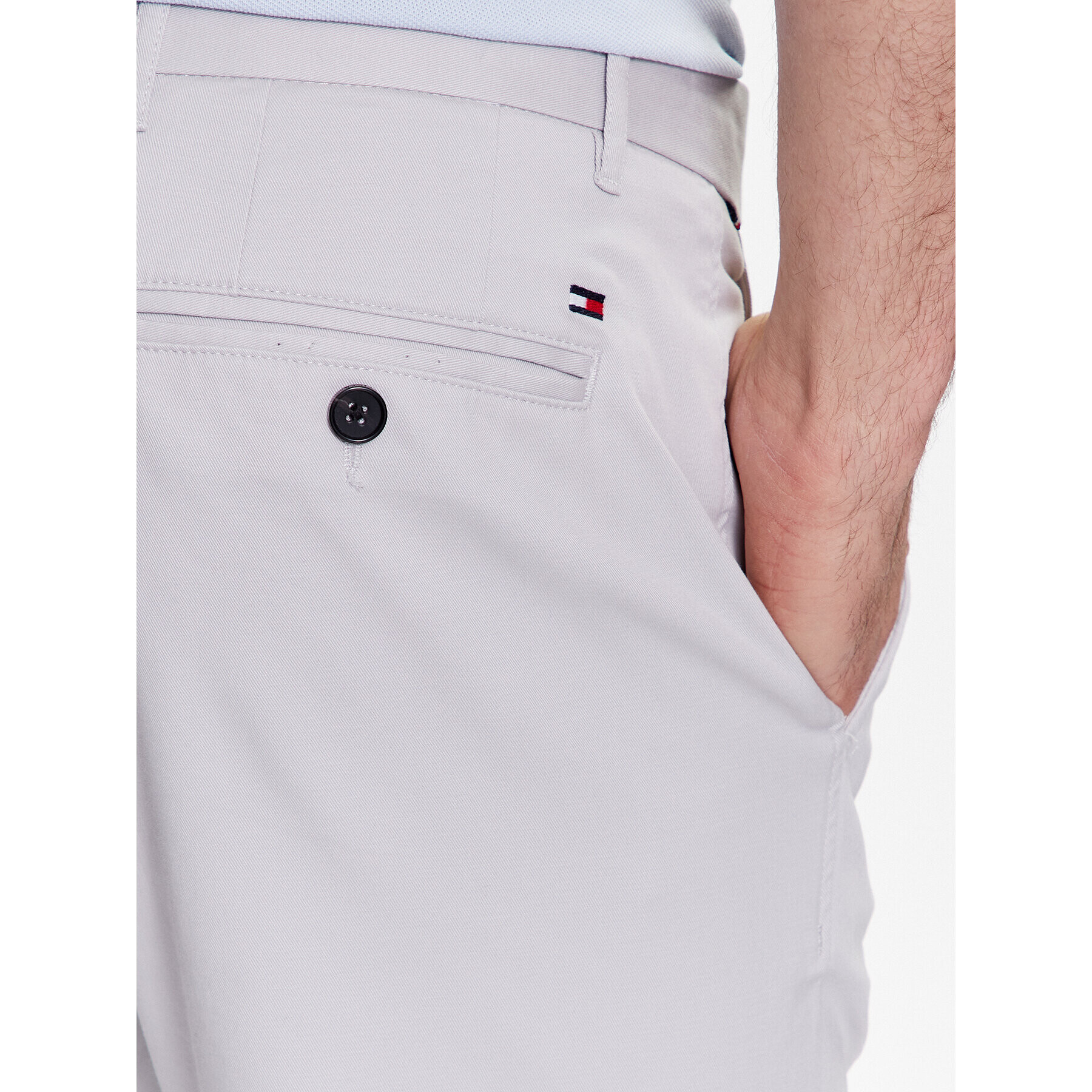 Tommy Hilfiger Pantaloni chino Denton MW0MW25964 Gri Regular Fit - Pled.ro