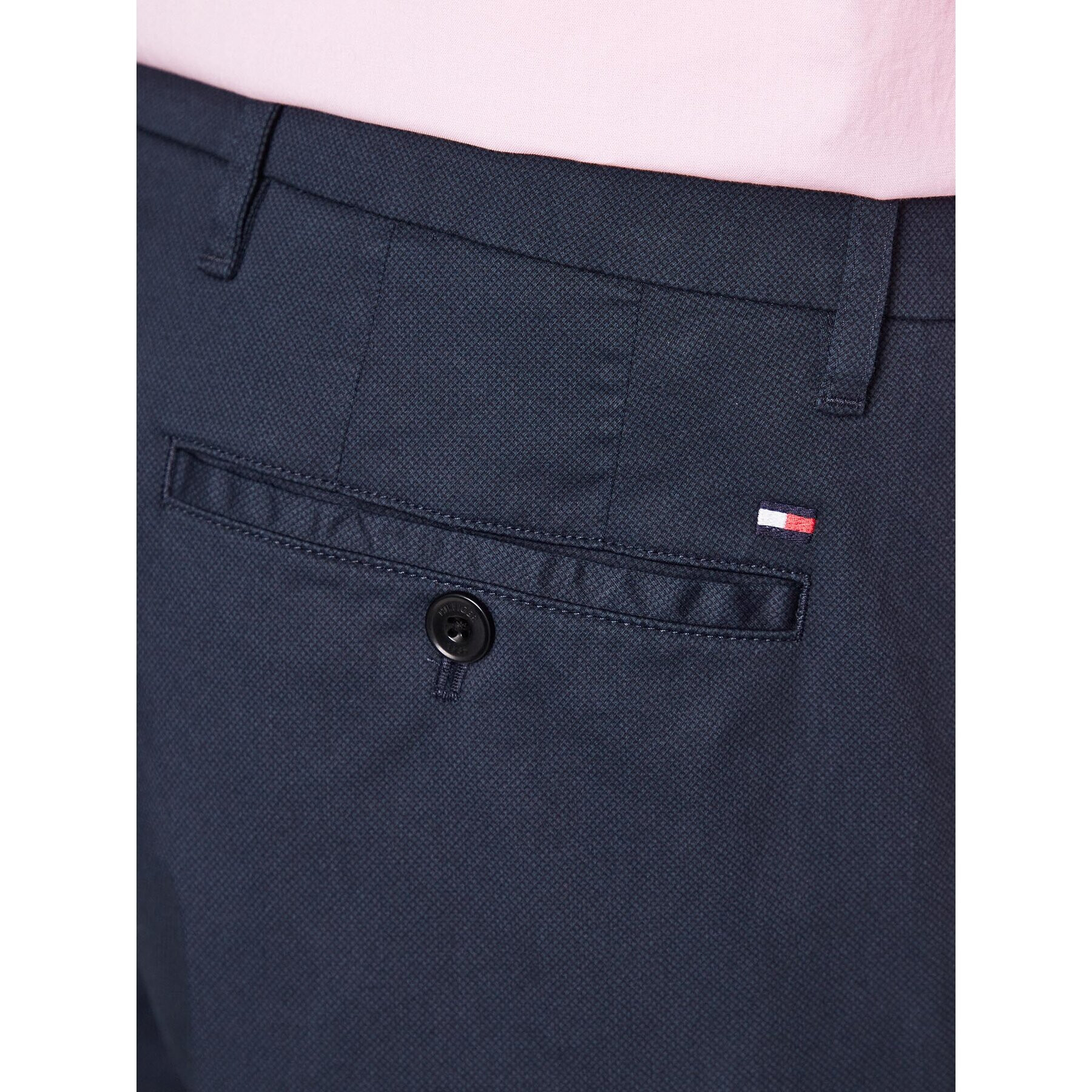 Tommy Hilfiger Pantaloni chino Denton MW0MW28636 Bleumarin Straight Fit - Pled.ro