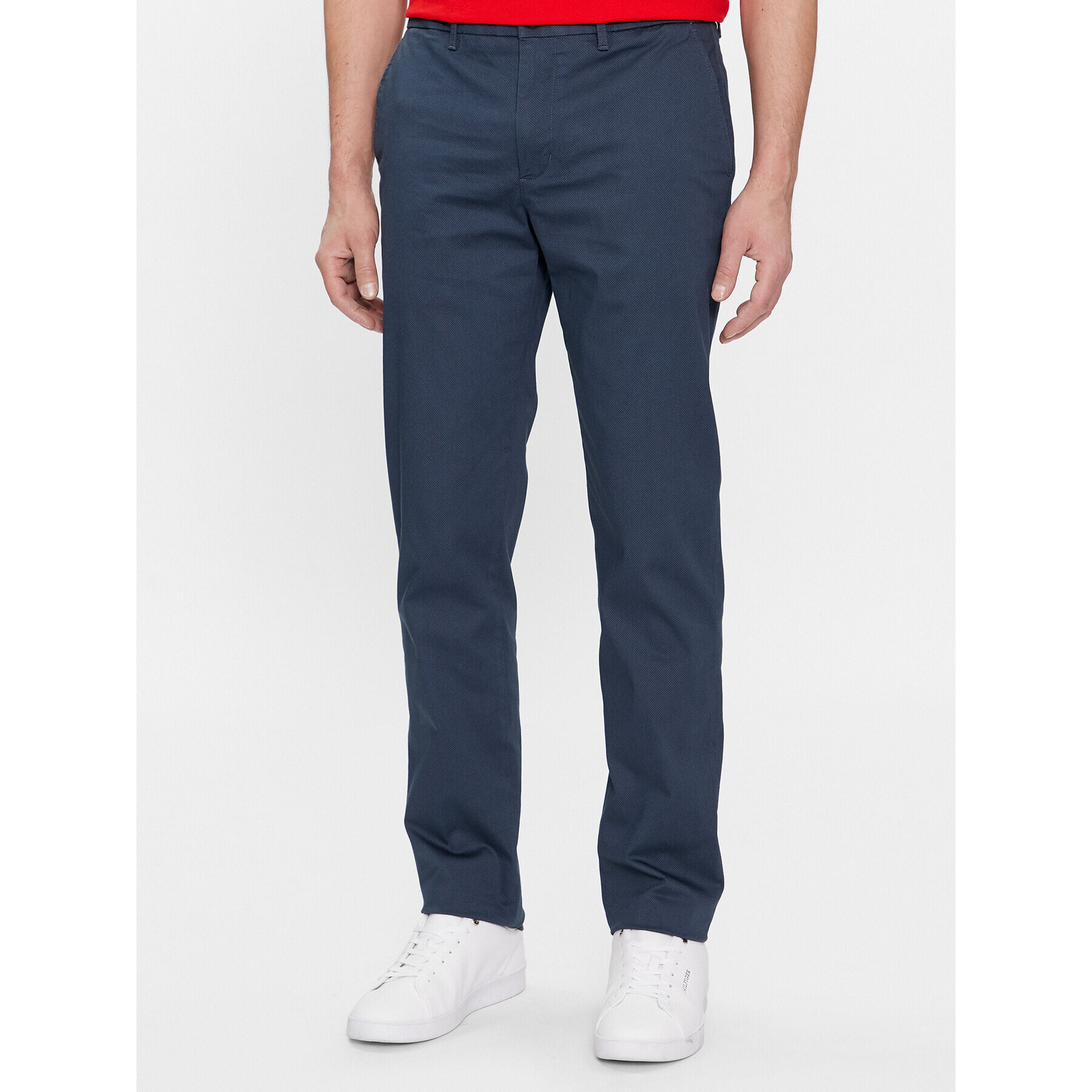 Tommy Hilfiger Pantaloni chino Denton MW0MW33938 Bleumarin Slim Fit - Pled.ro